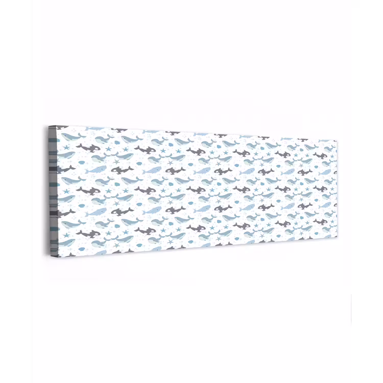 Oceaan - Walvis - Orka - Blauw canvas 2cm klein 828 -z3d