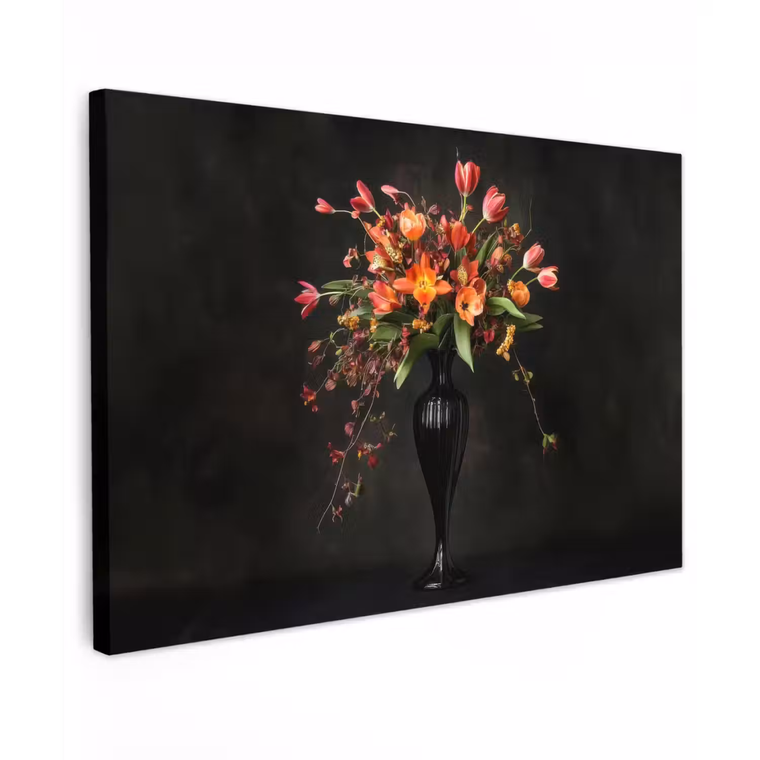 Sierlijk - Boeket - Vaas canvas 2cm klein -z3d