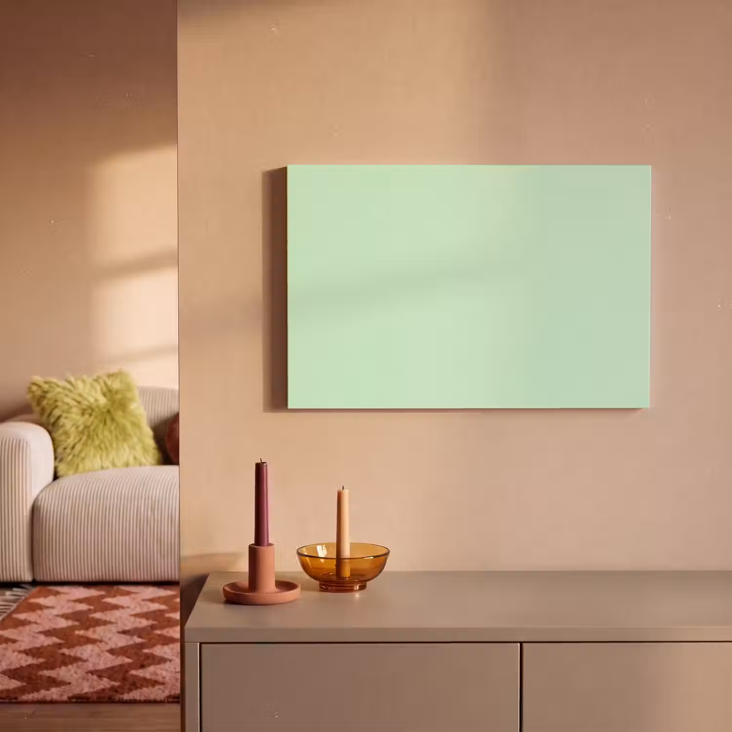 Pale - Mint - Groen canvas 2cm klein 34 -sfeer1