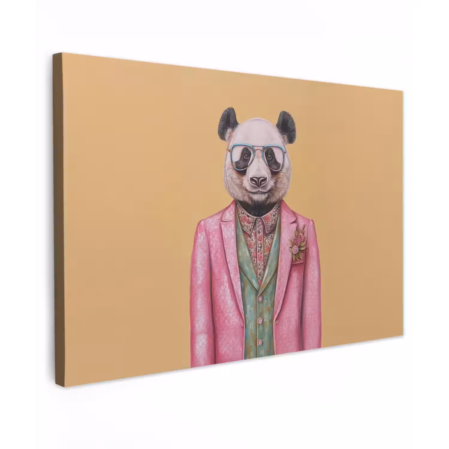 Panda - Pak - Zonnebril - Blauw canvas 2cm klein -z3d
