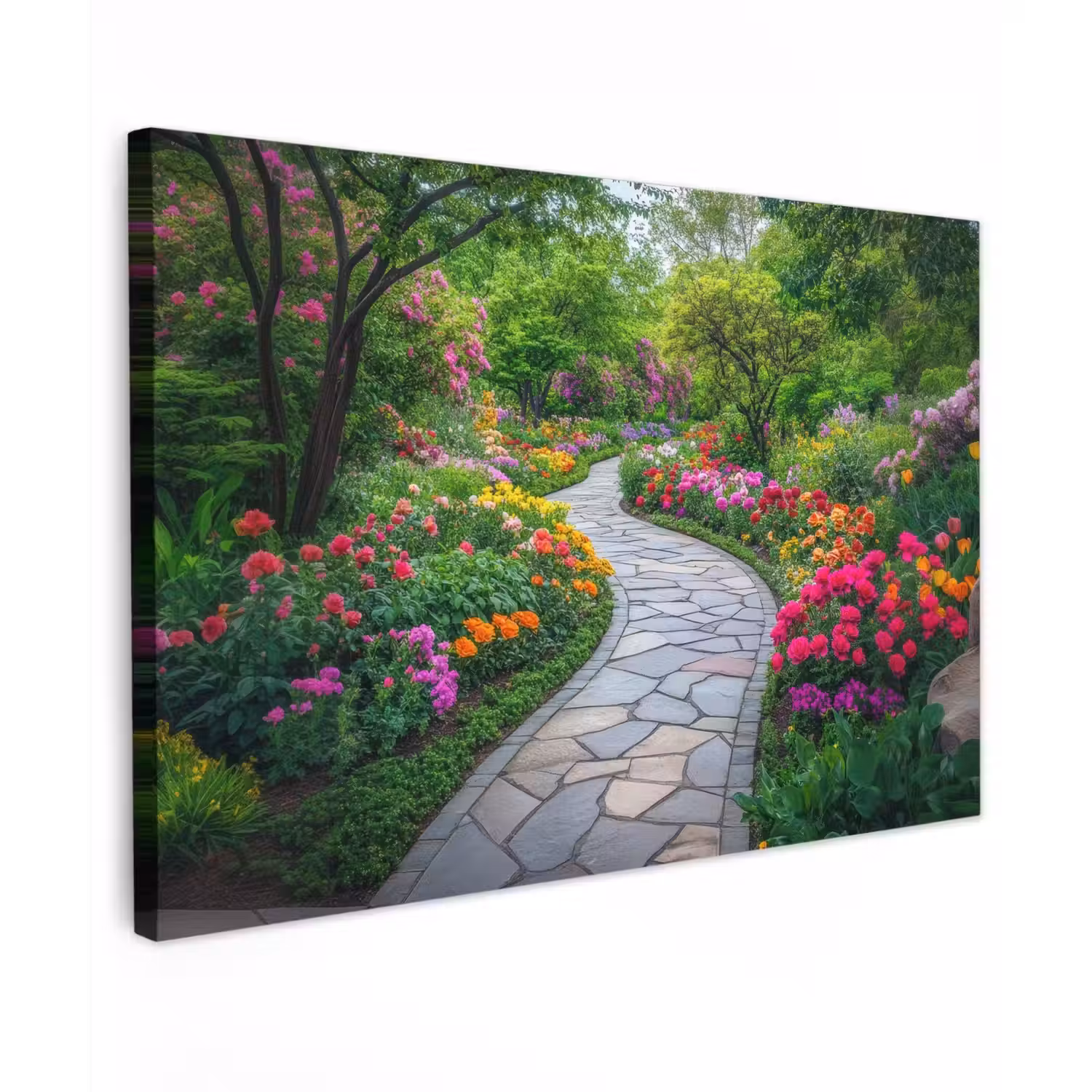 Park - Bloemen - Tuin canvas 2cm klein -z3d