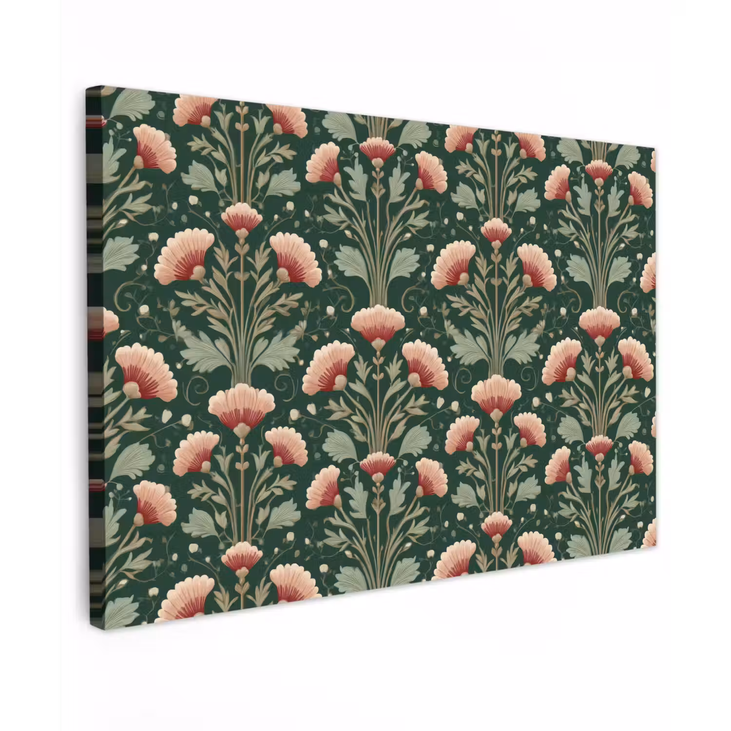 Patroon - Botanisch - Kleurrijk canvas 2cm klein 34 -z3d