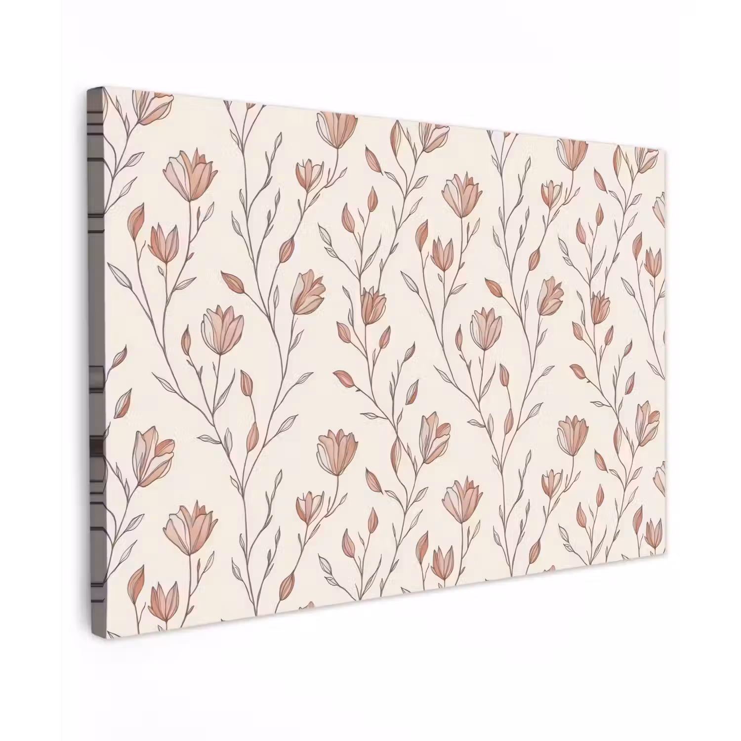 Patroon - Klassiek - Roze canvas 2cm klein 34 -z3d