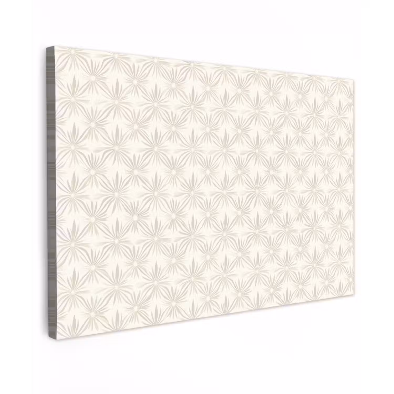 Patroon - Bloemen - Beige canvas 2cm klein 34 -z3d