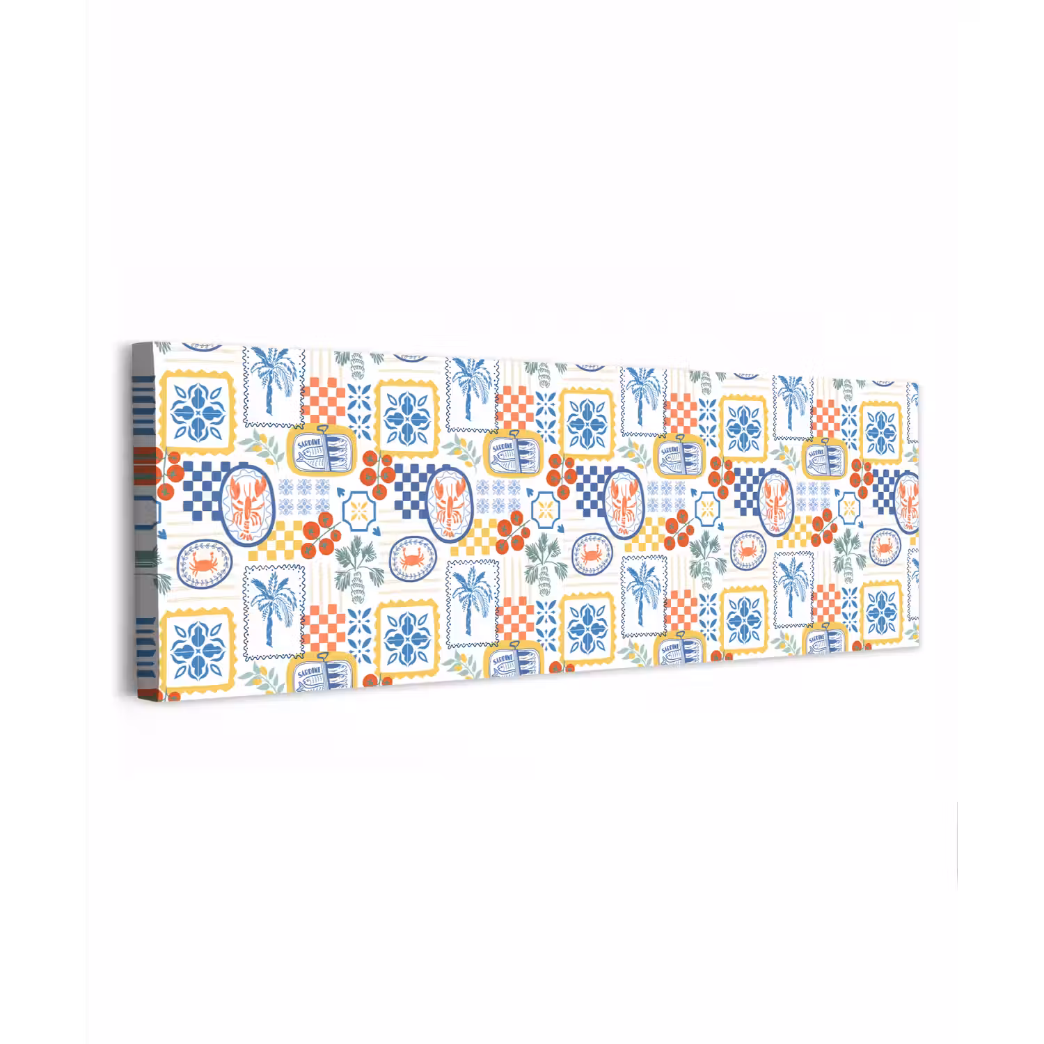 Zee - Sfeer - Tomaat - Mozaïek canvas 2cm klein 828 -z3d