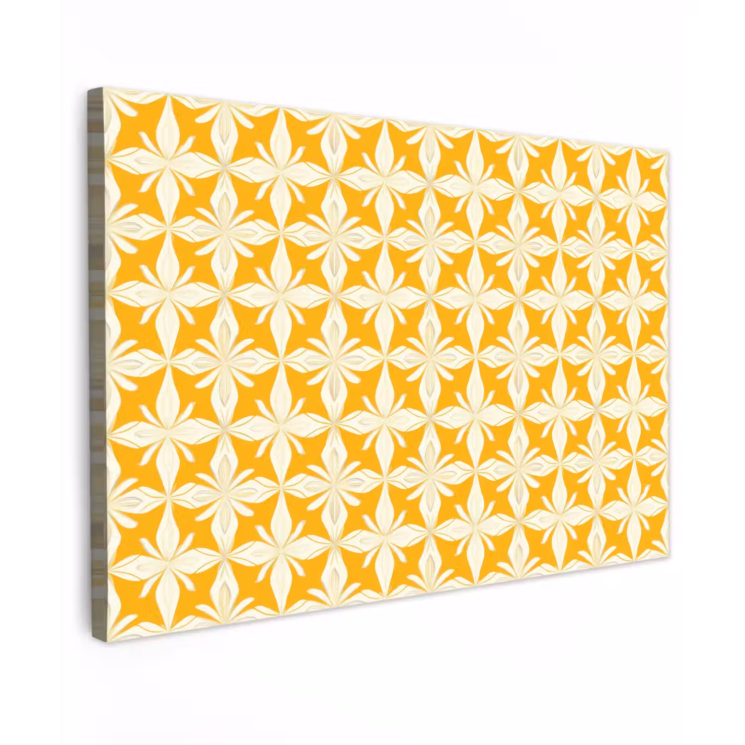 Patroon - Retro - Geel canvas 2cm klein 34 -z3d