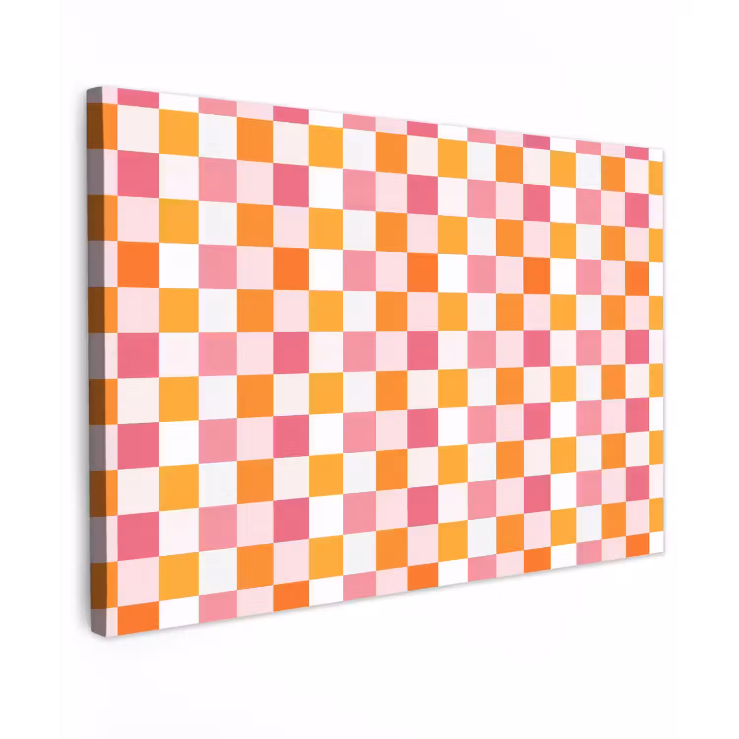 Patroon - Vierkant - Roze canvas 2cm klein 34 -z3d