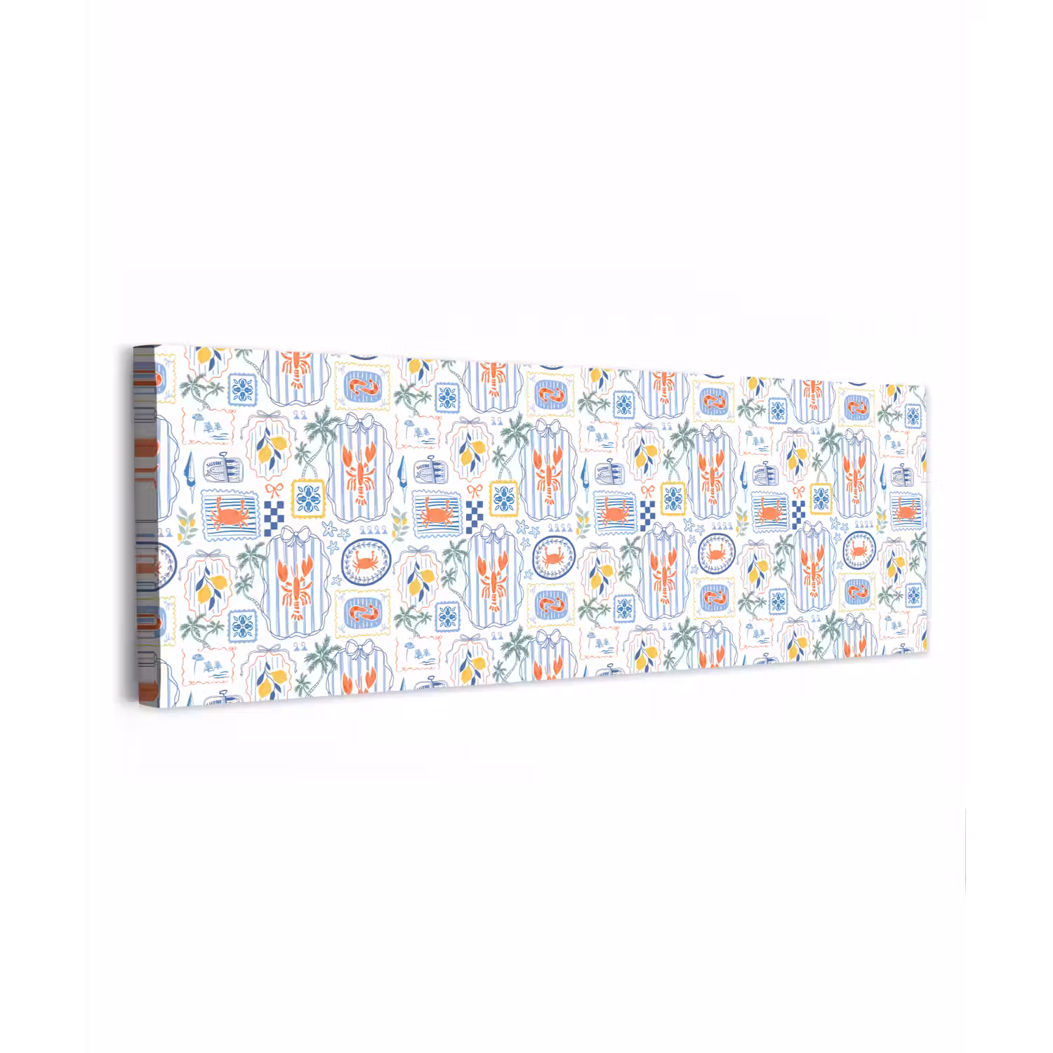 Zee - Sfeer - Krab - Blauw canvas 2cm klein 828 -z3d