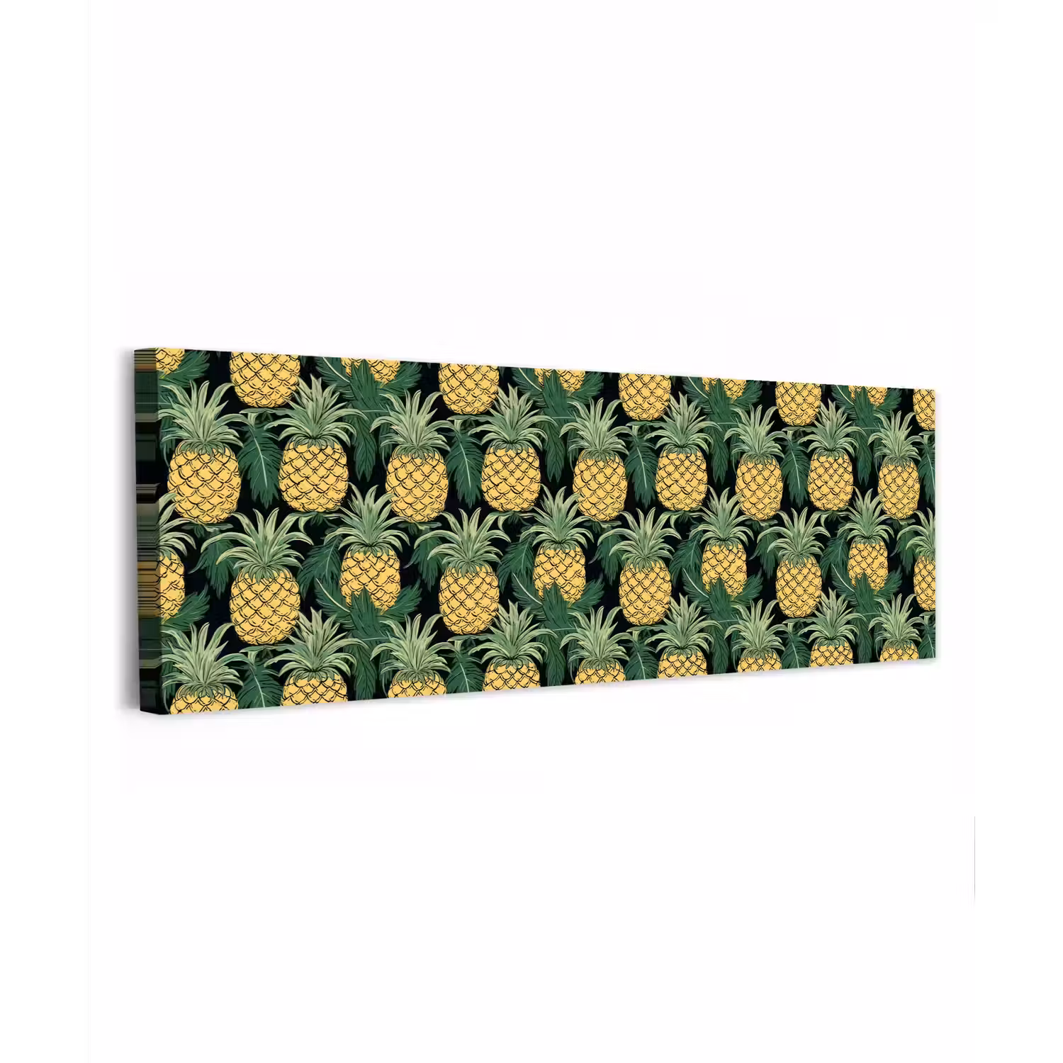 Patroon - Tropisch - Ananas - Illustratie canvas 2cm klein 828 -z3d
