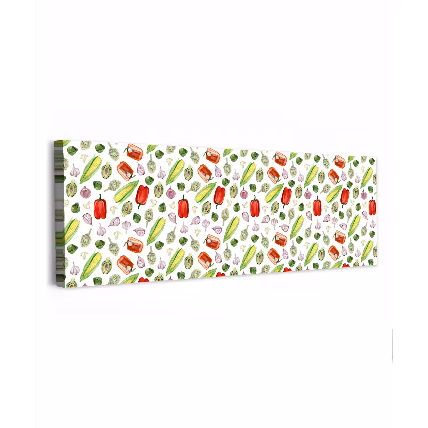 Paprika - Maïs - Patroon - Groente canvas 2cm klein 828 -z3d
