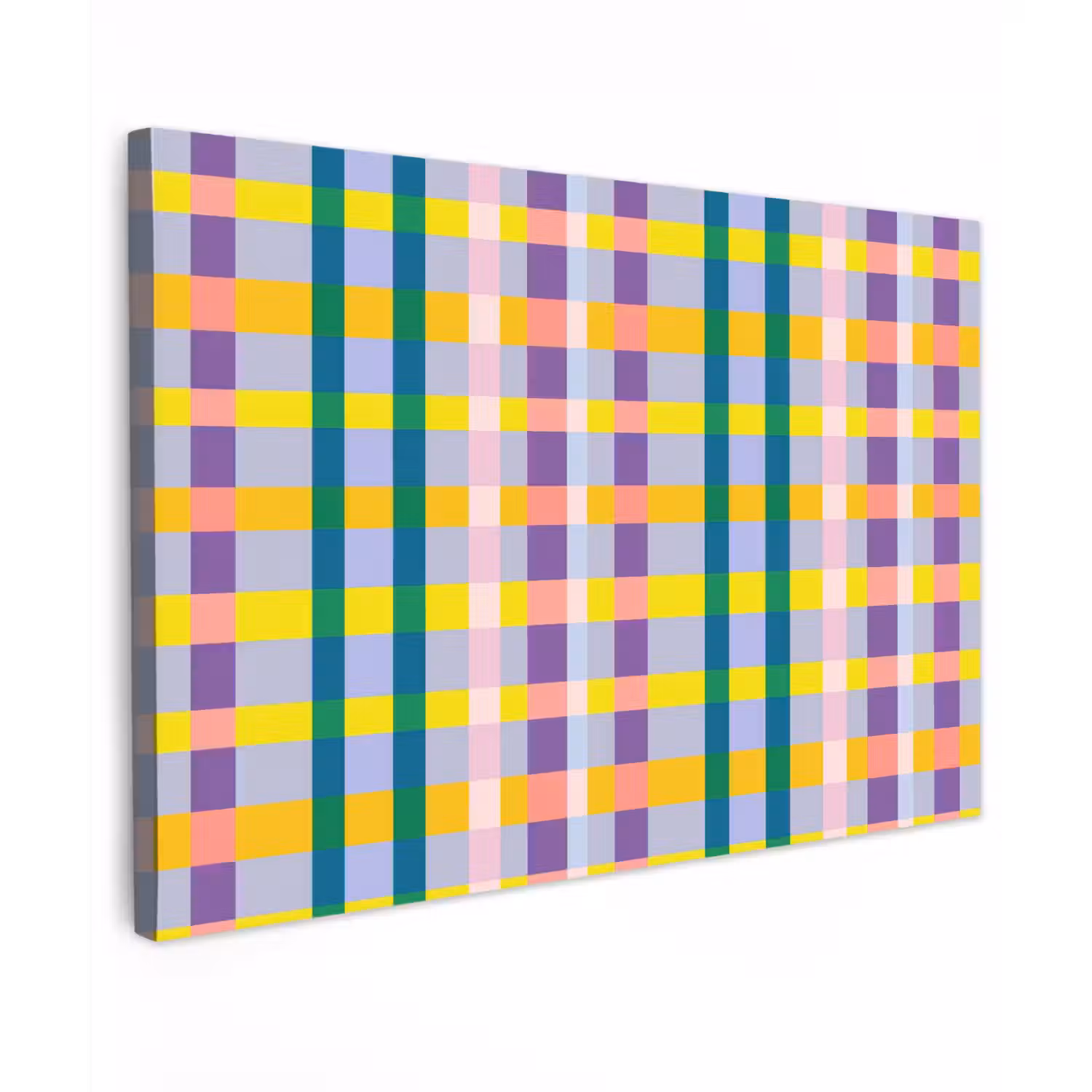 Ruit - Patroon - Kleurrijk canvas 2cm klein 34 -z3d