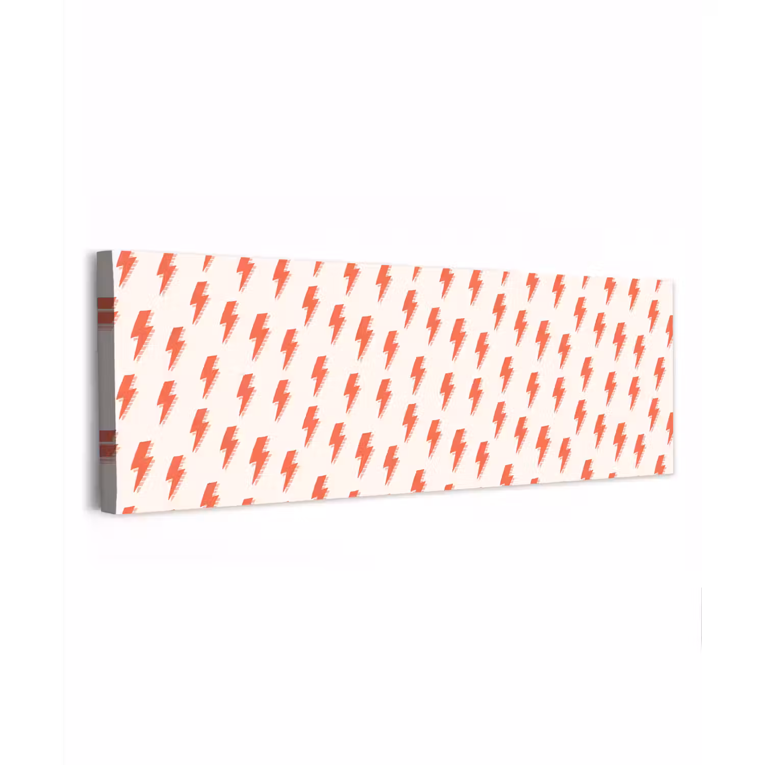 Rood - Bliksem - Roze canvas 2cm klein 828 -z3d
