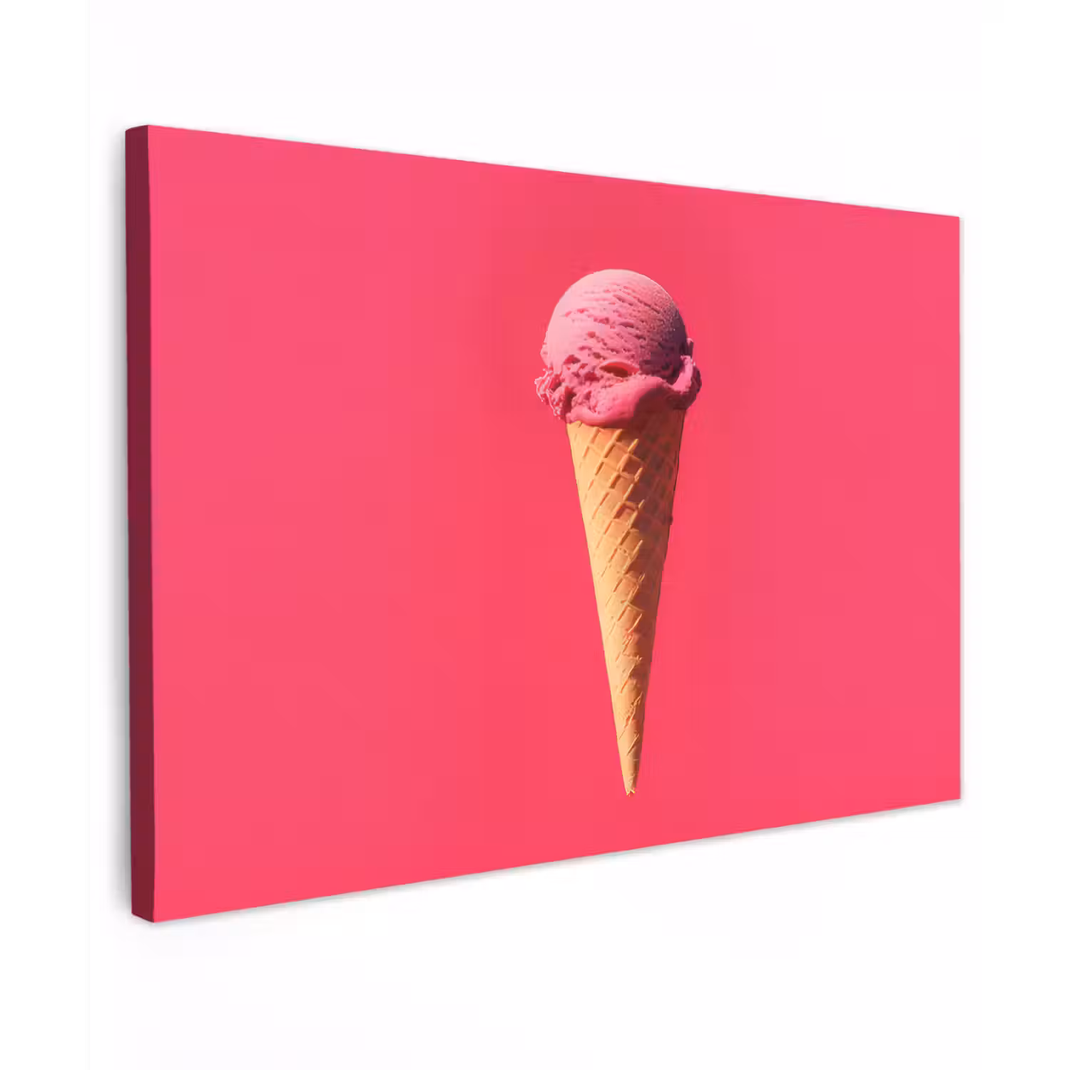 Schepijs - Roze - Hoorntje canvas 2cm klein -z3d