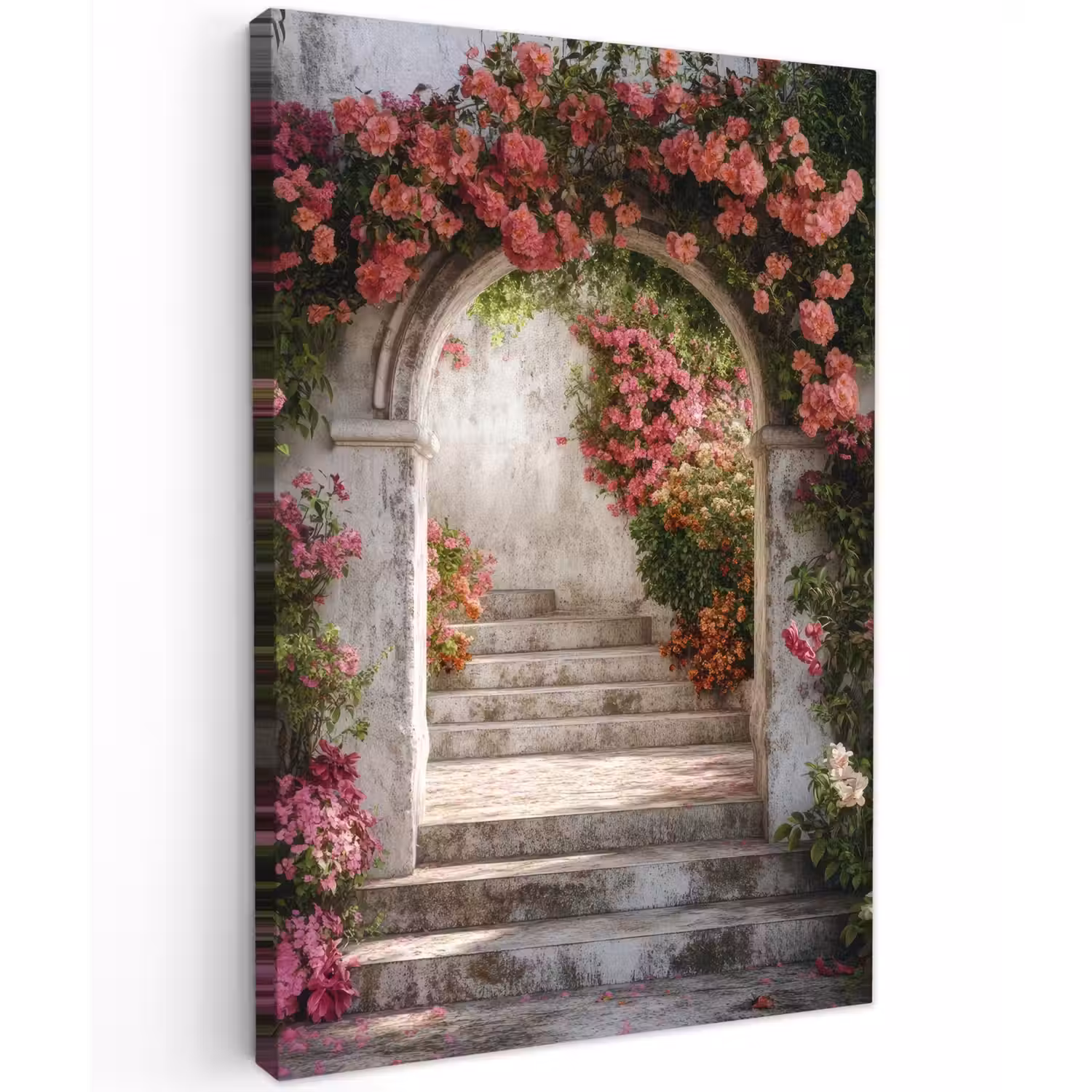 Doorkijk - Rozen - Vintage - Poort canvas 2cm klein -z3d