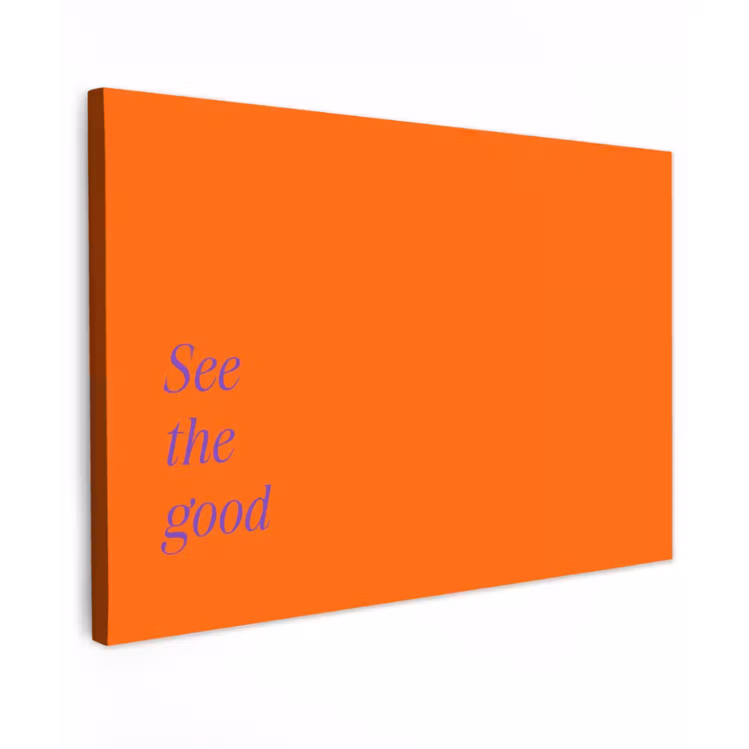 See te good - Paars - Oranje canvas 2cm klein -z3d