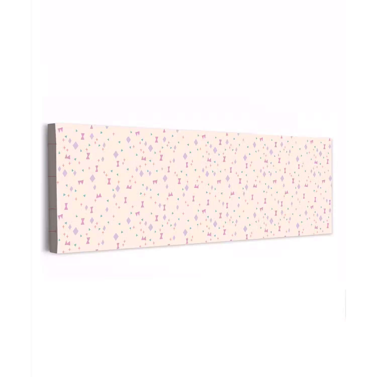 Vormen - Zalmroze - Patroon canvas 2cm klein 828 -z3d