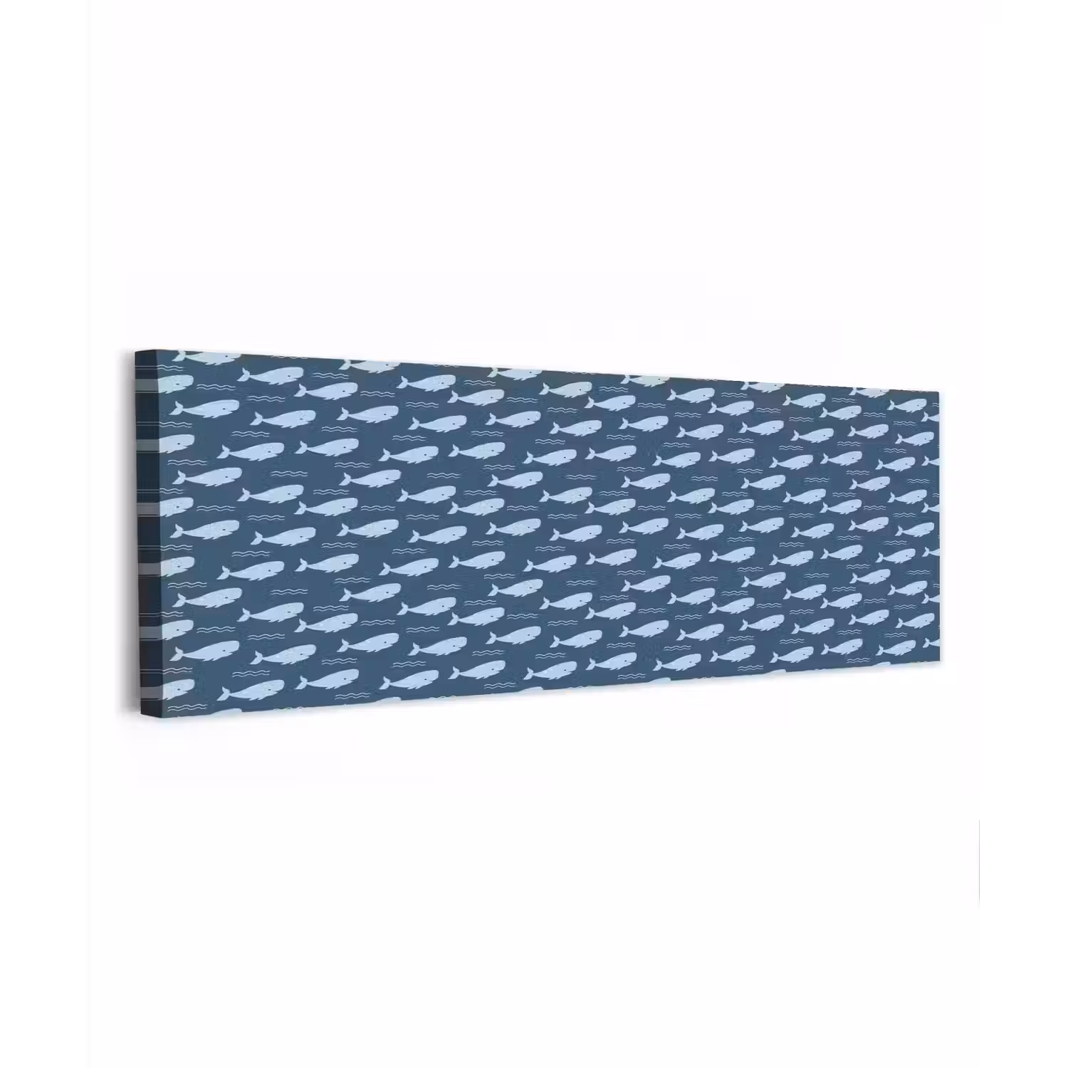 Klein - Oceaan - Golven - Blauw canvas 2cm klein 828 -z3d