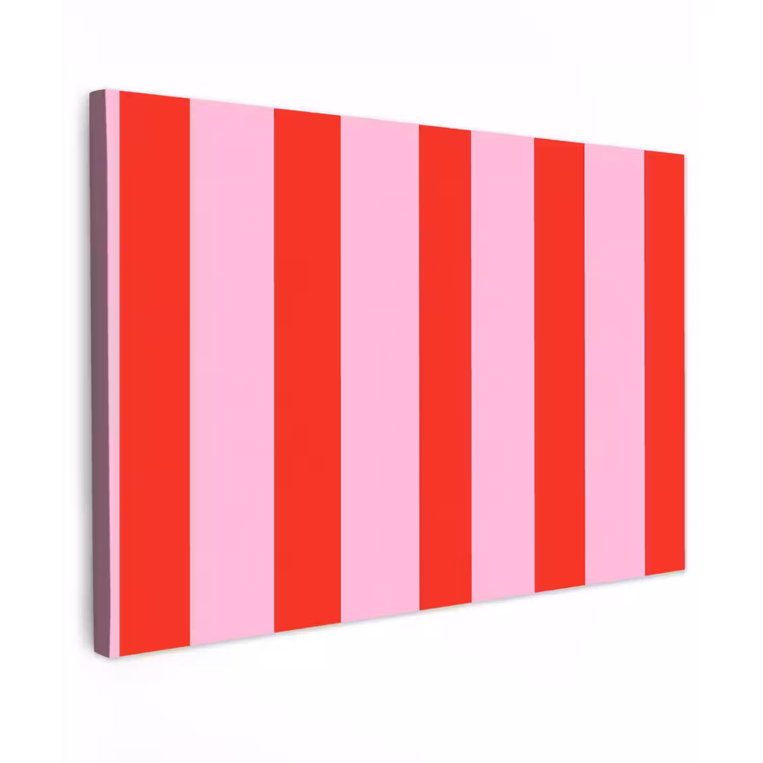 Strepen - Klassiek - Roze canvas 2cm klein 34 -z3d
