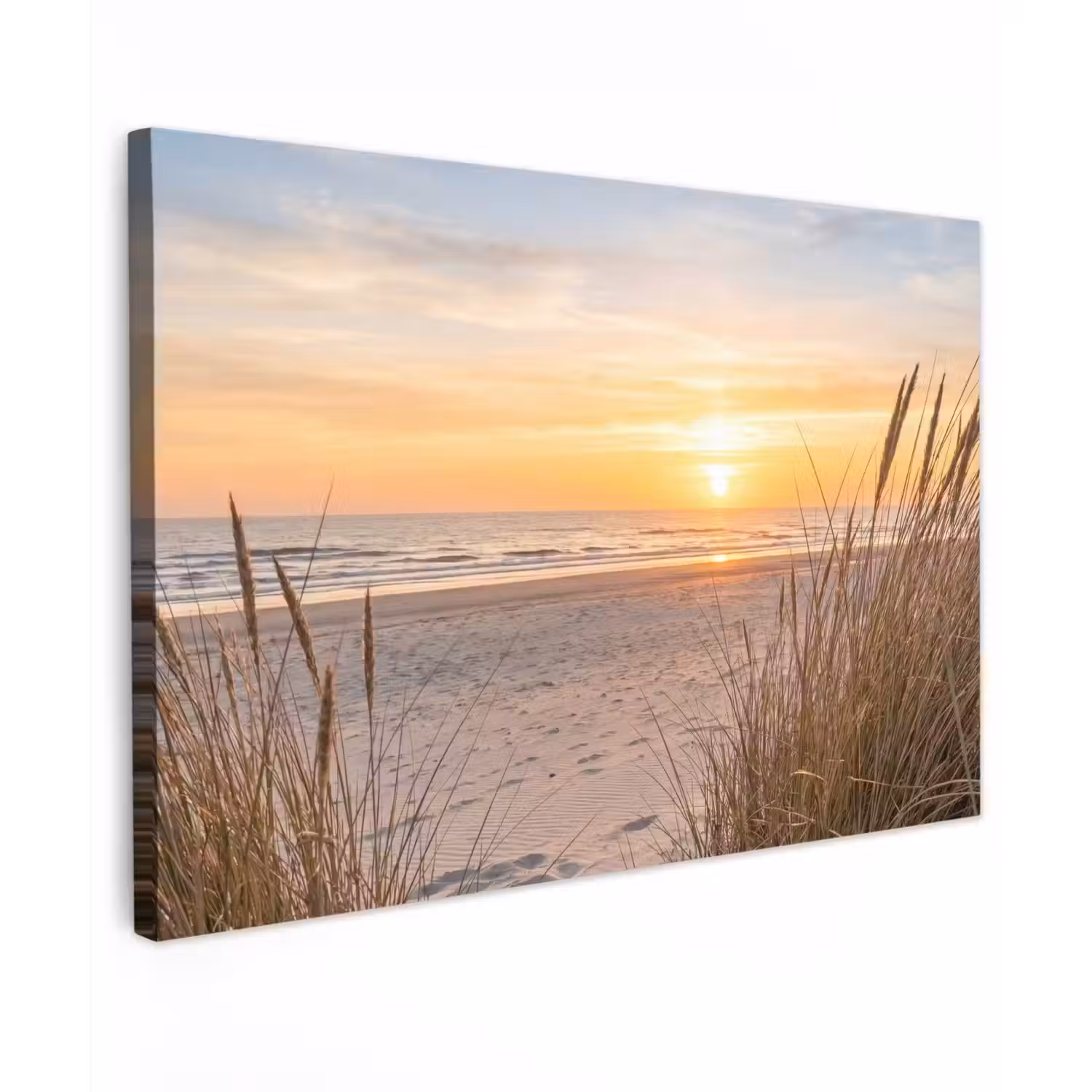Zonsondergang - Duinen - Zee canvas 2cm klein -z3d