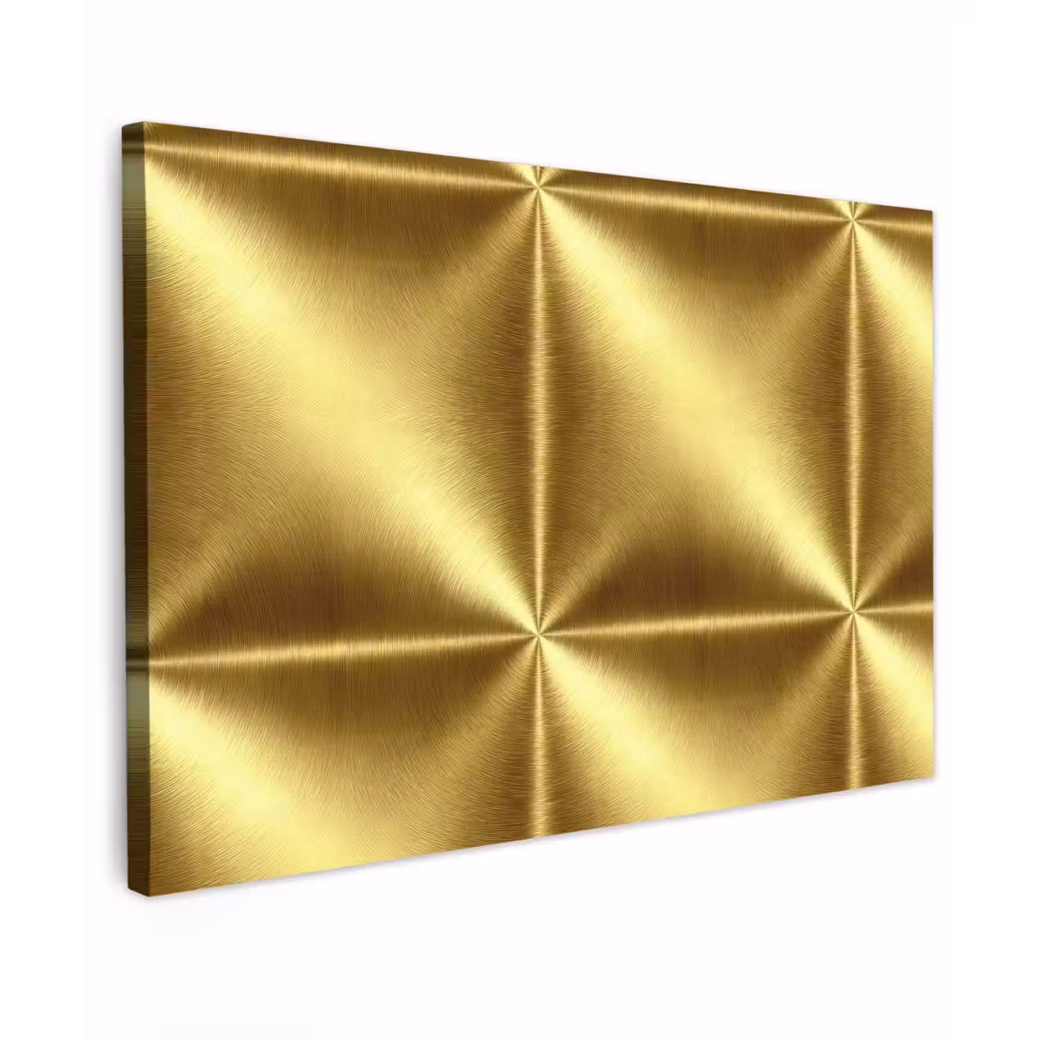 Textuur - Geborsteld Goud - Industrieel - Metallic canvas 2cm klein 34 -z3d