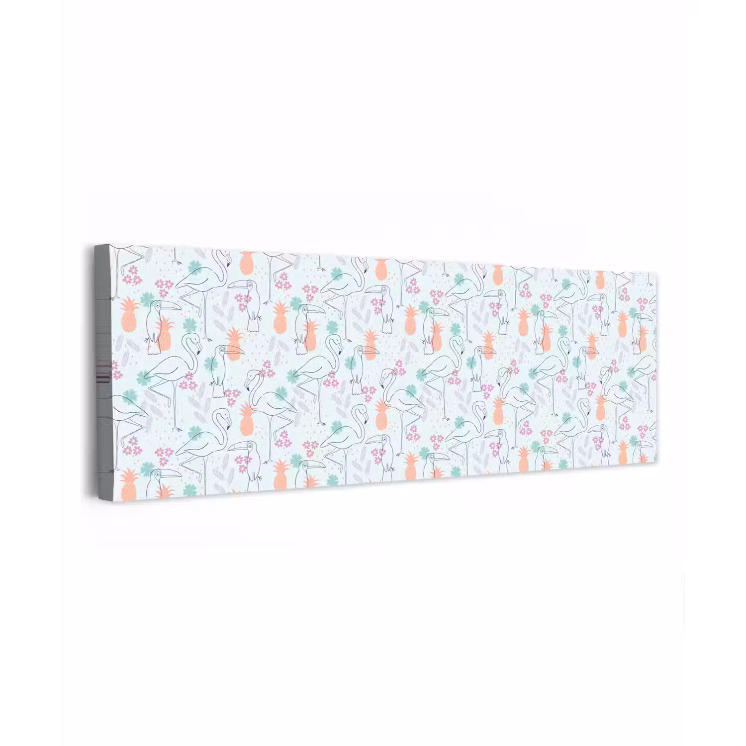 Tropisch - Vogels - Ananas canvas 2cm klein 828 -z3d