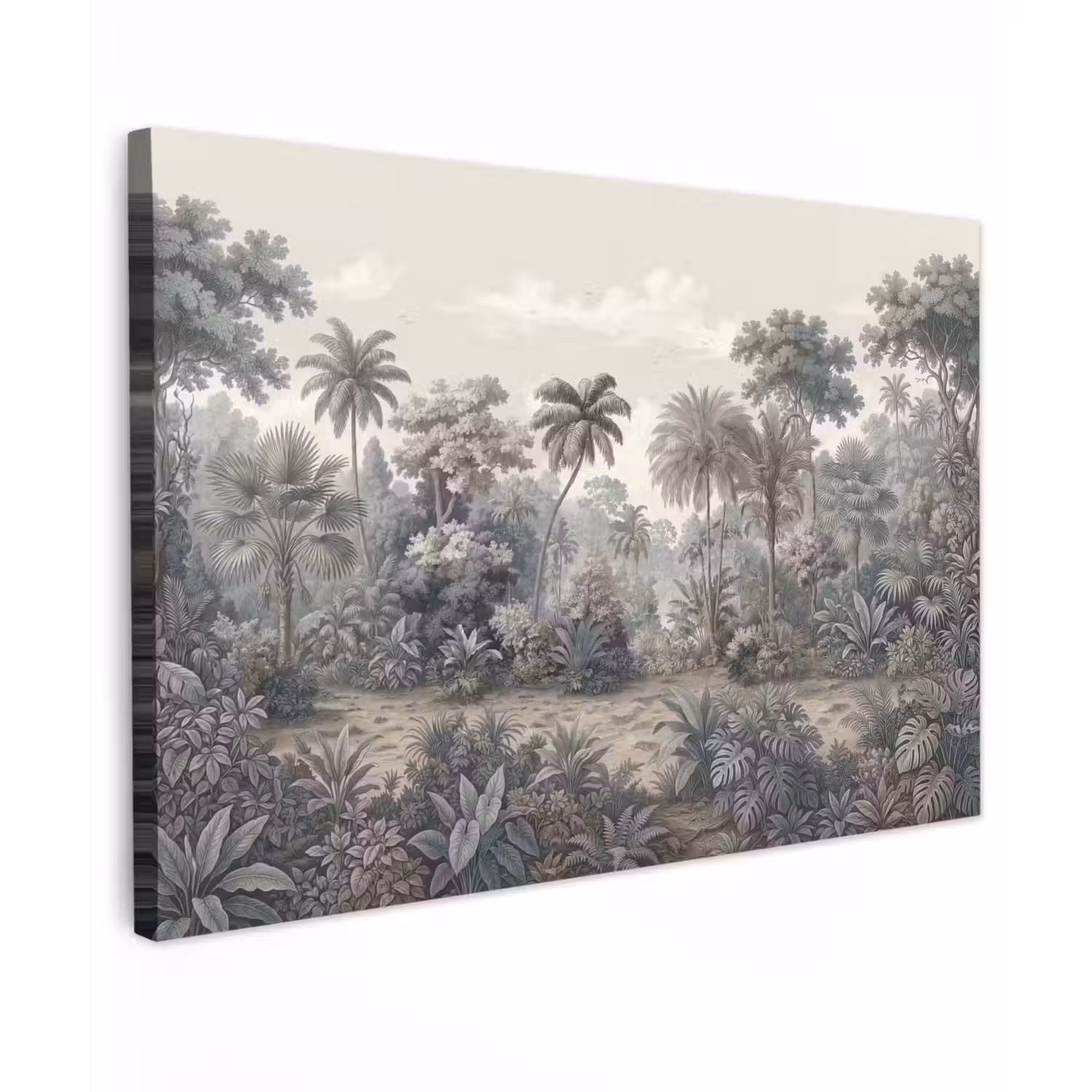 Tropisch - Landschap - Illustratie canvas 2cm klein -z3d