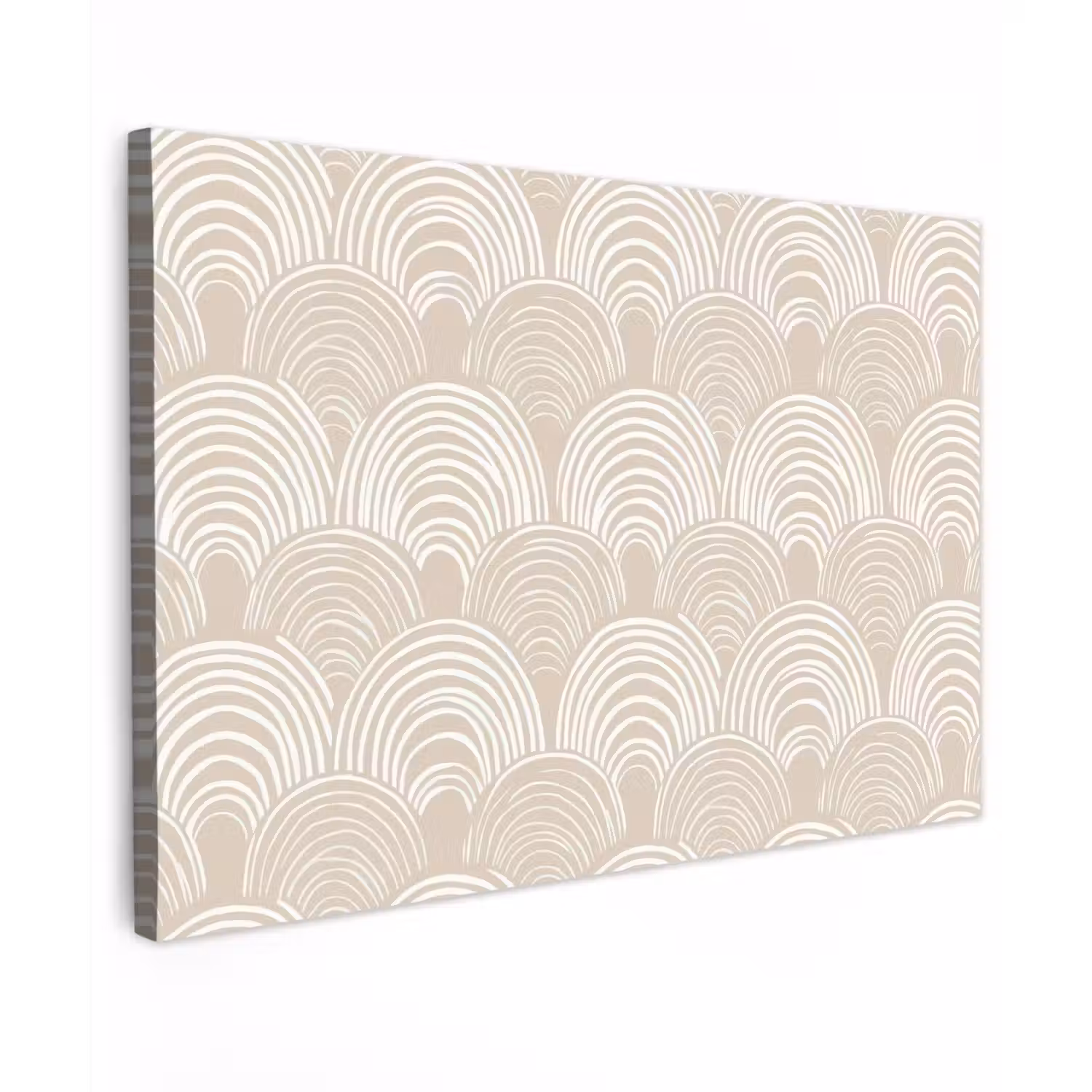 Golven - Structuur - Beige canvas 2cm klein 34 -z3d