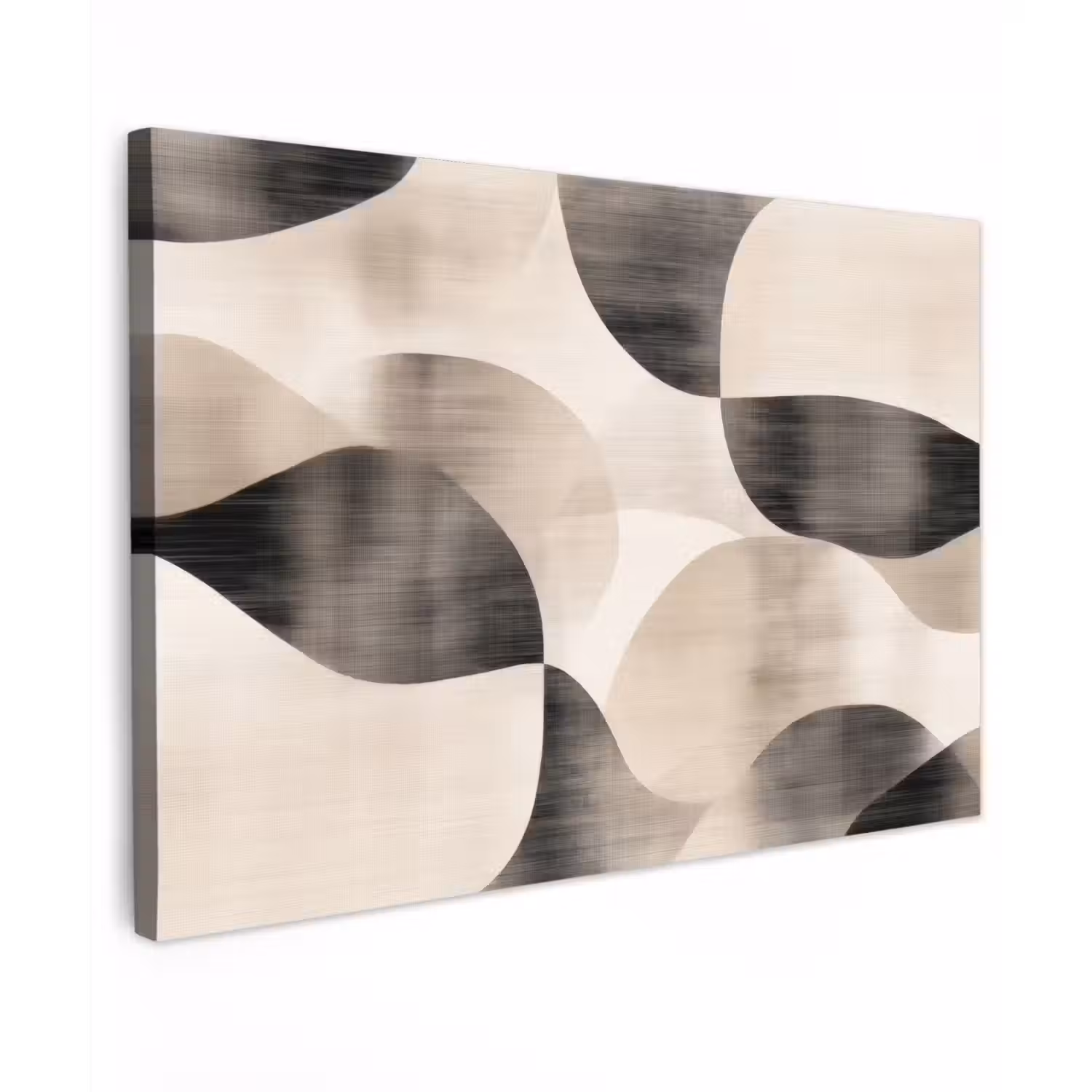 Grillige vormen - Subtiele overgangen - Dynamisch canvas 2cm klein -z3d