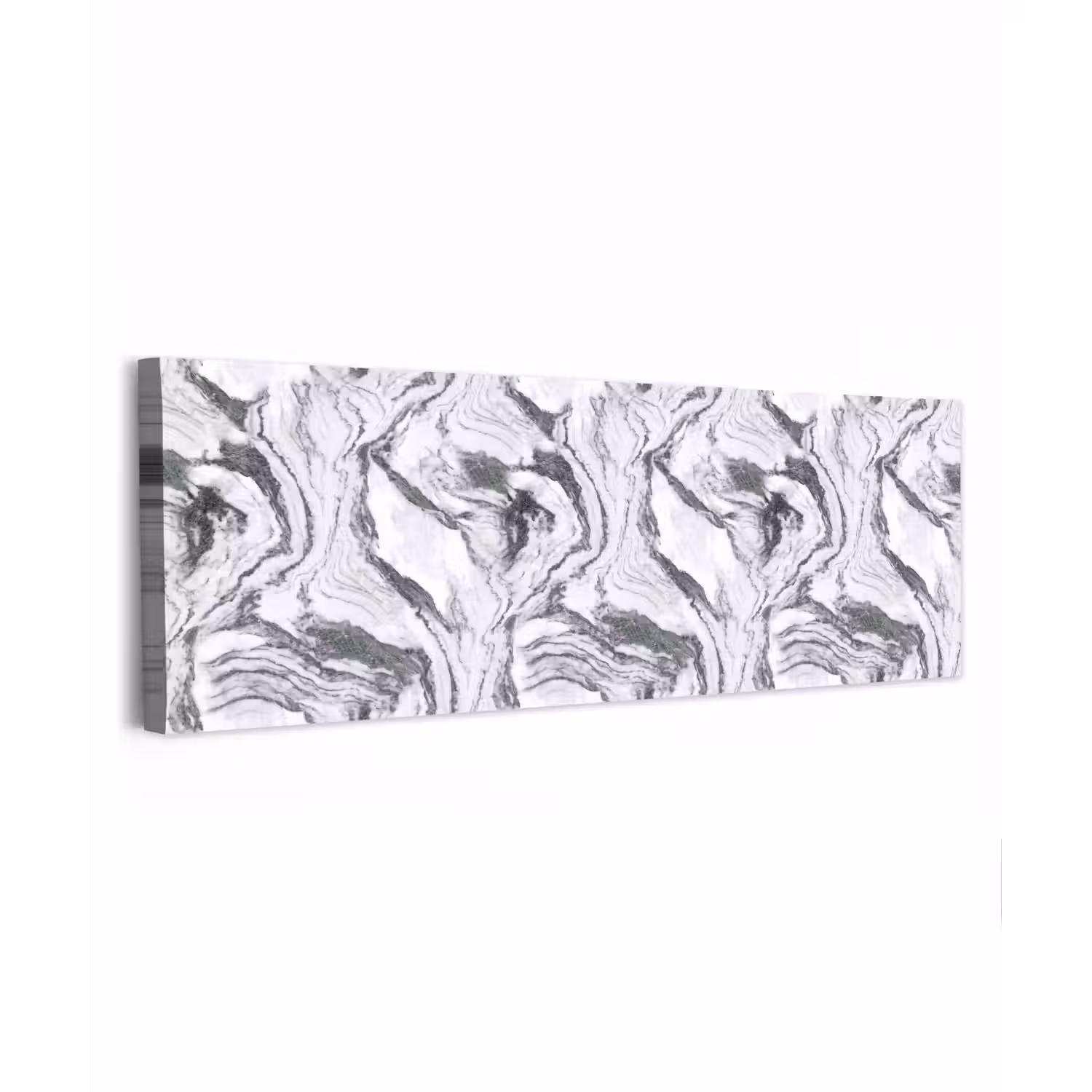 Wit - Marmer - Golvend - Grafiet canvas 2cm klein 828 -z3d
