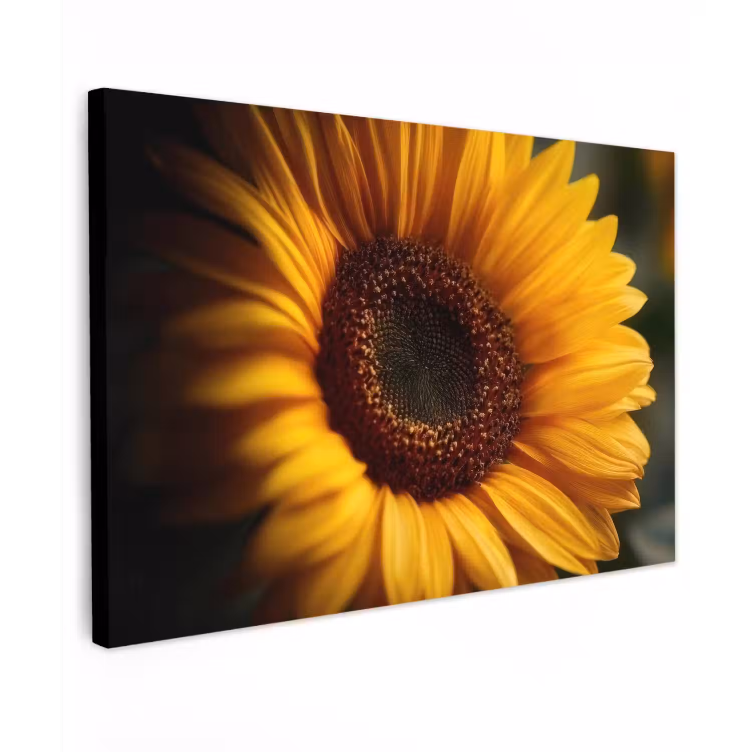 Geel - Zonnebloem - Zomers canvas 2cm klein -z3d