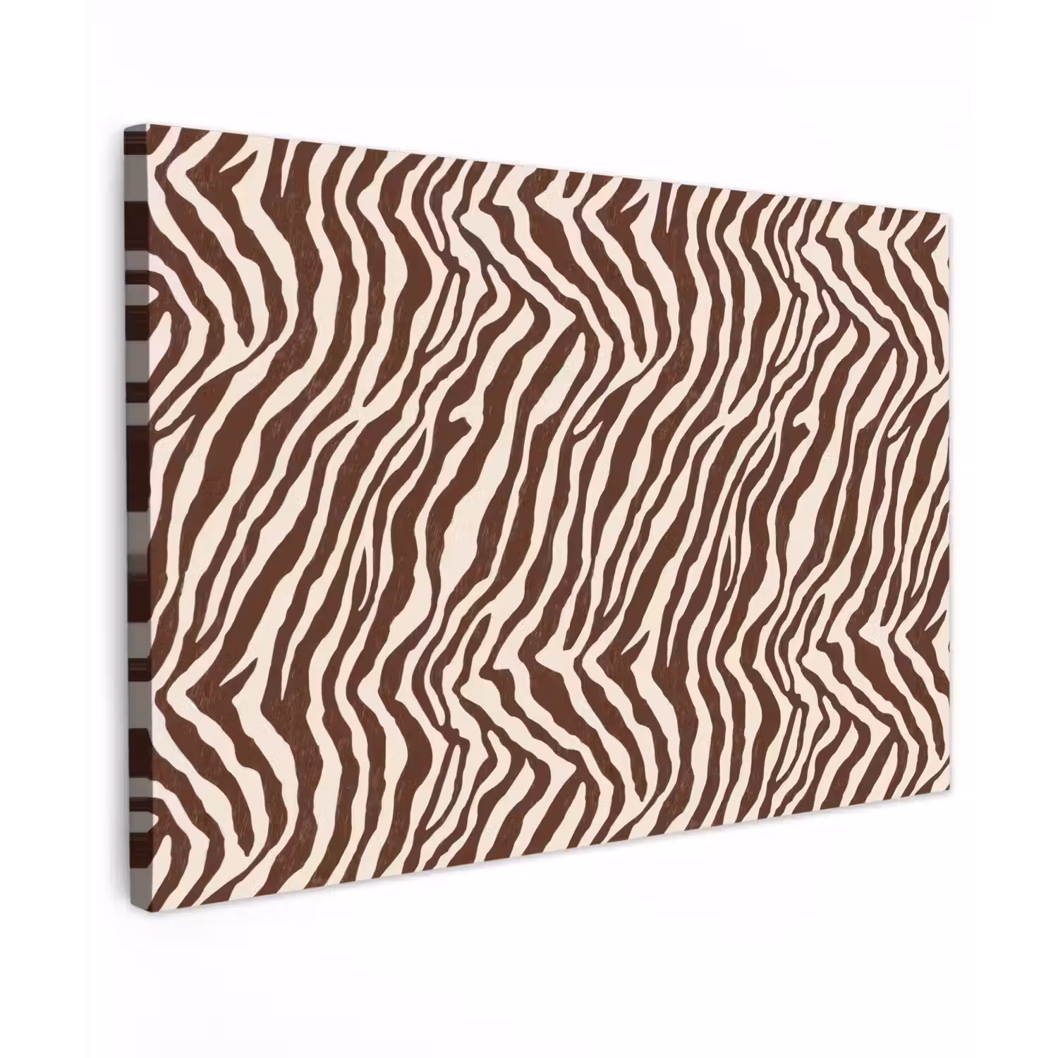Zebra - Patroon - Zwart - Wit canvas 2cm klein 34 -z3d