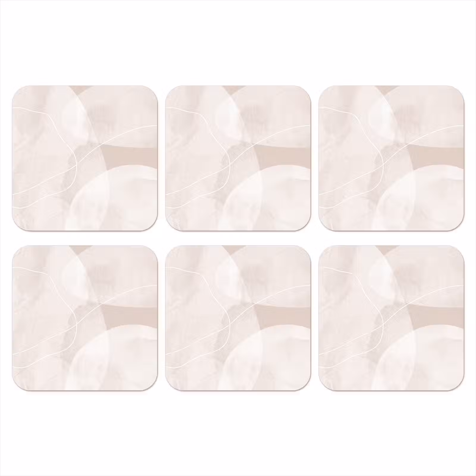 Coaster - Art - Lines - Modern - Kunst - Lijnen - Modern onderzetter kurk middel