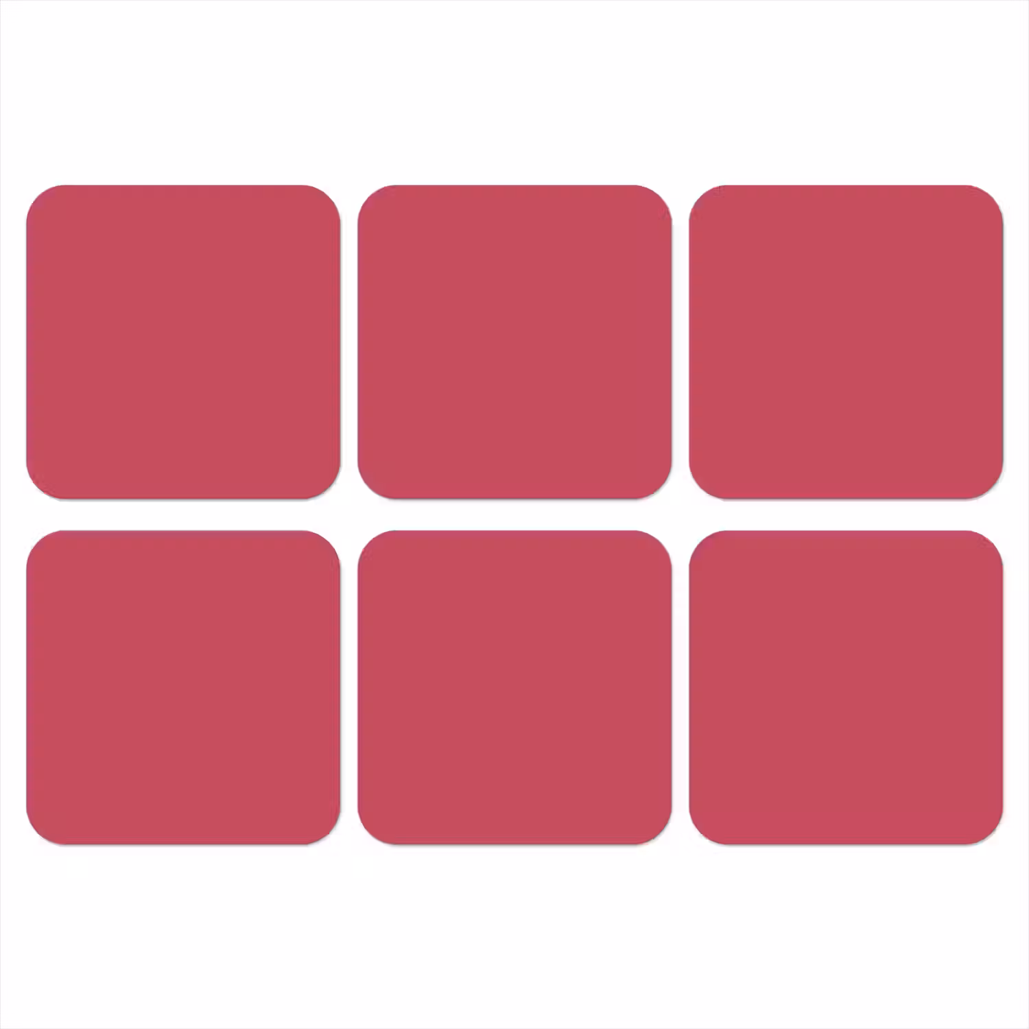 Bold - Berry - Rood onderzetter kurk middel 366 -3d