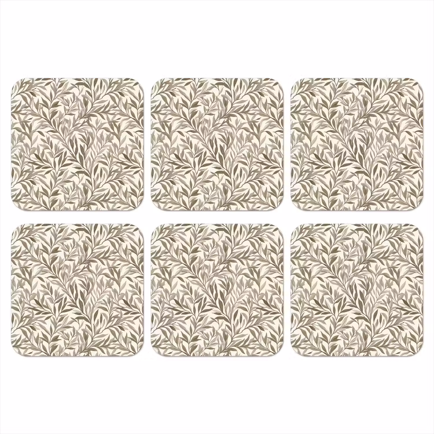Takken - Botanisch - Taupe onderzetter kurk middel 366 -3d