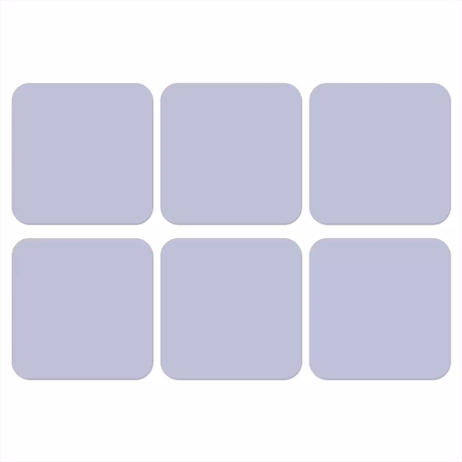 Chalky - Lavender - Paars onderzetter kurk middel 366 -3d