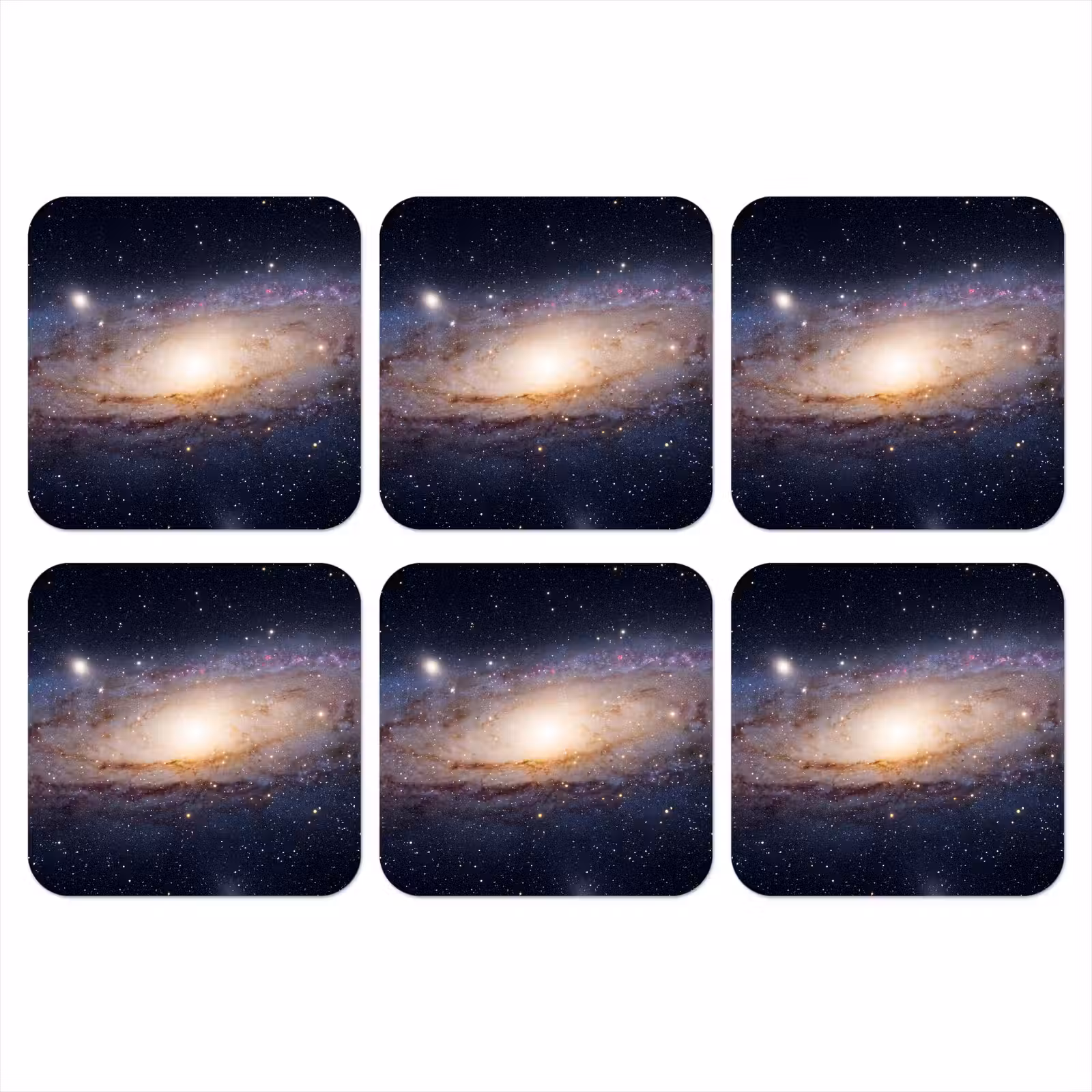 Coaster - Galaxy - Space - Cosmos - Sterrenstelsel - Ruimte - Kosmos onderzetter kurk middel