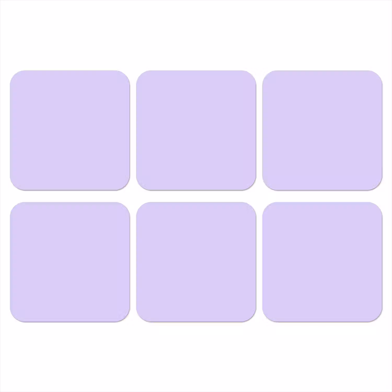 Light - Orchid - Paars onderzetter kurk middel 366 -3d