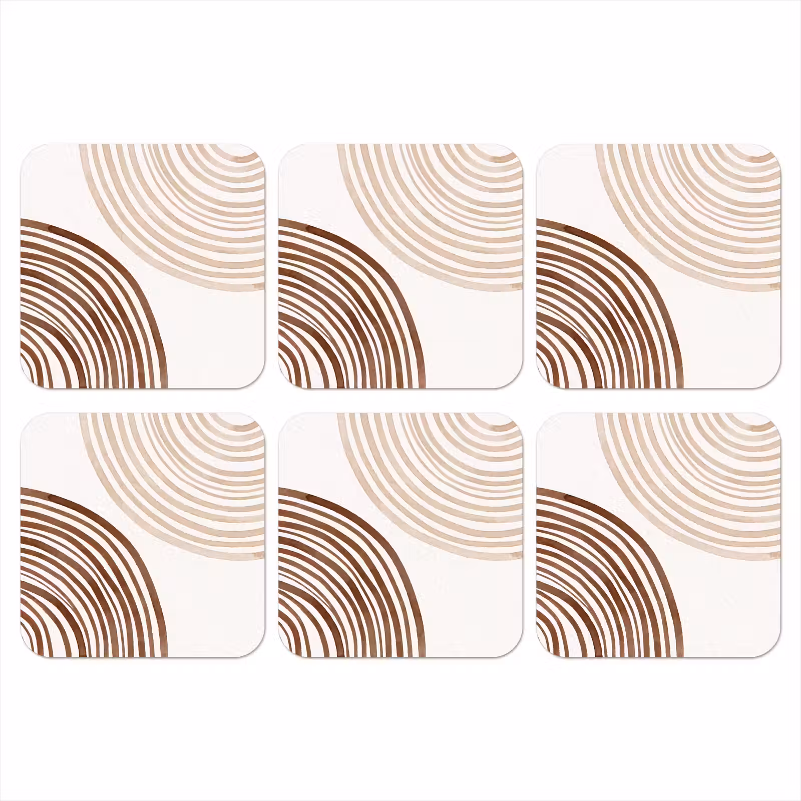 Coaster - Lines - Minimalist - Art - Lijnen - Minimalistisch - Kunst onderzetter kurk middel