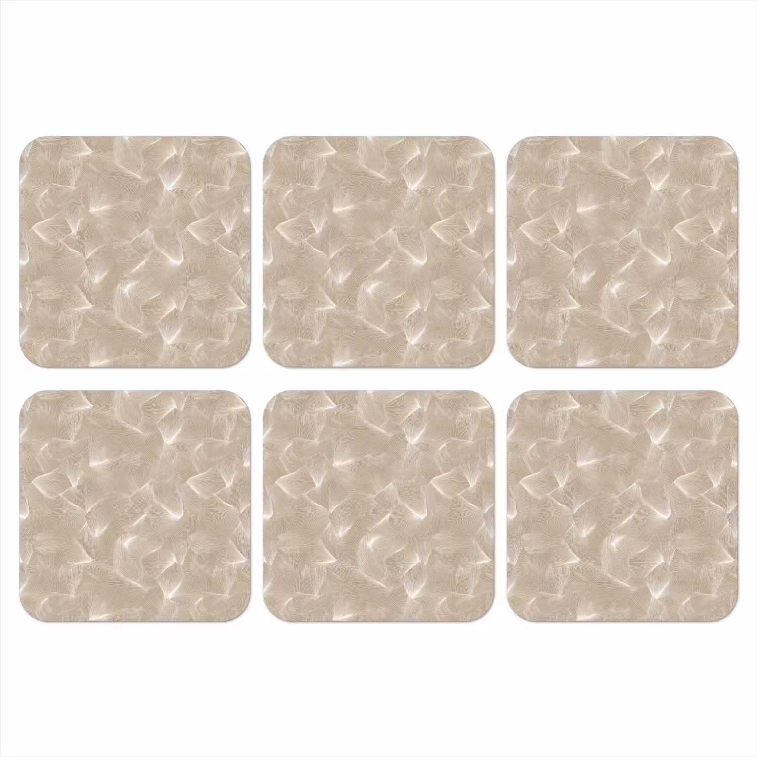 Organisch - Textuur - Beige onderzetter kurk middel 366 -3d