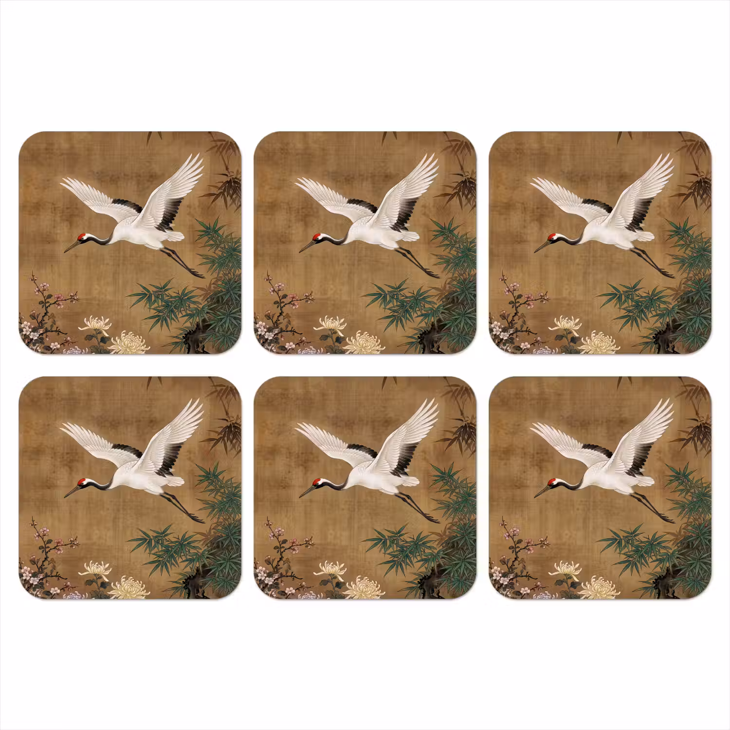 Oosters - Elegant - Kleurrijk onderzetter kurk middel -3d