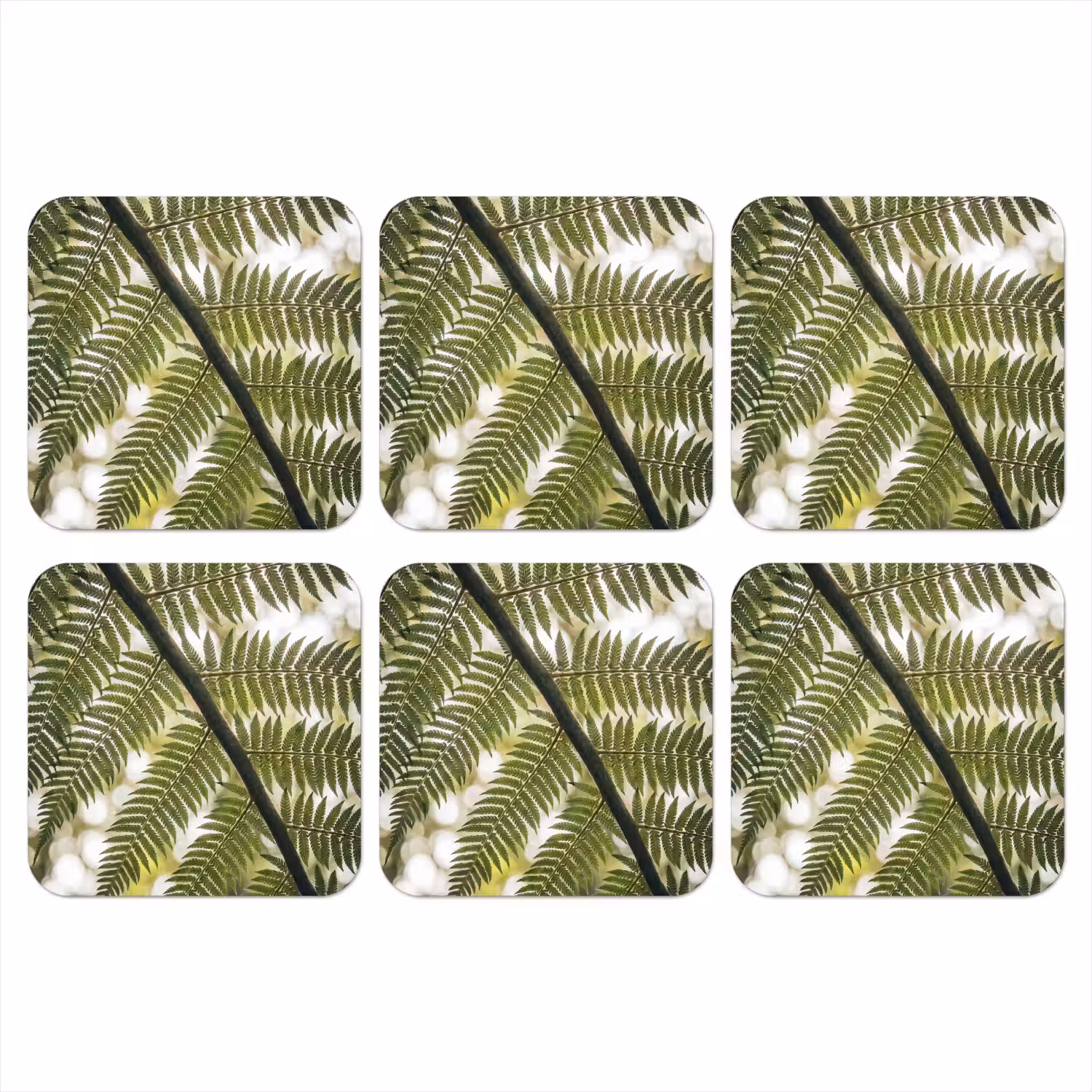 Plant - Blad - Natuur - Groen - Detail onderzetter kurk middel -3d