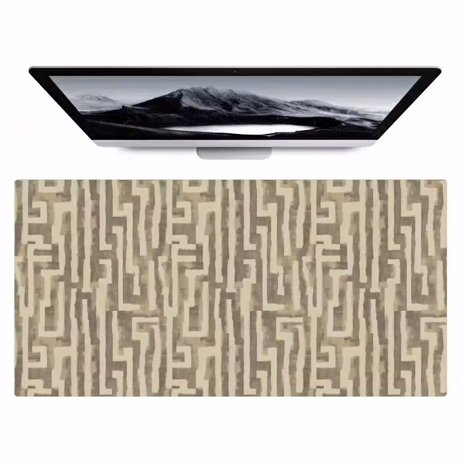 Abstract - Geometrisch - Groen Muismat XXL klein 681 -zzz3d