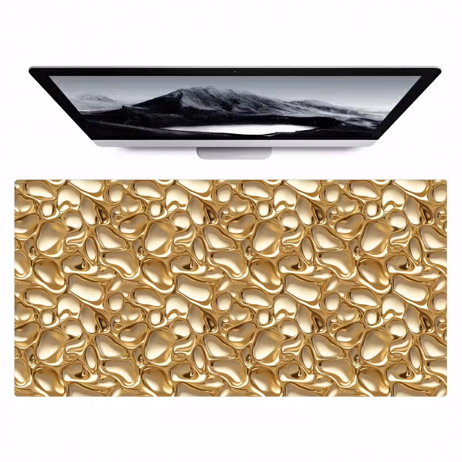 Abstract - Modern - Goud Muismat XXL klein 681 -zzz3d
