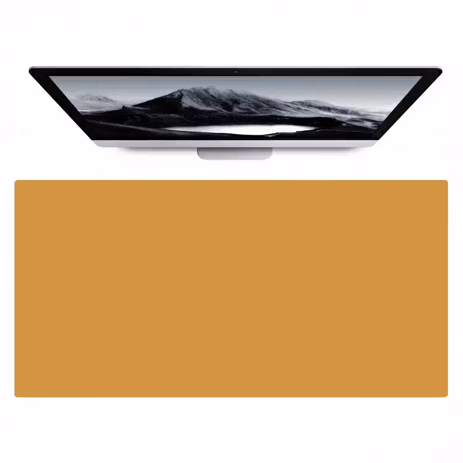 Autumn - Mustard - Geel Muismat XXL klein 681 -zzz3d