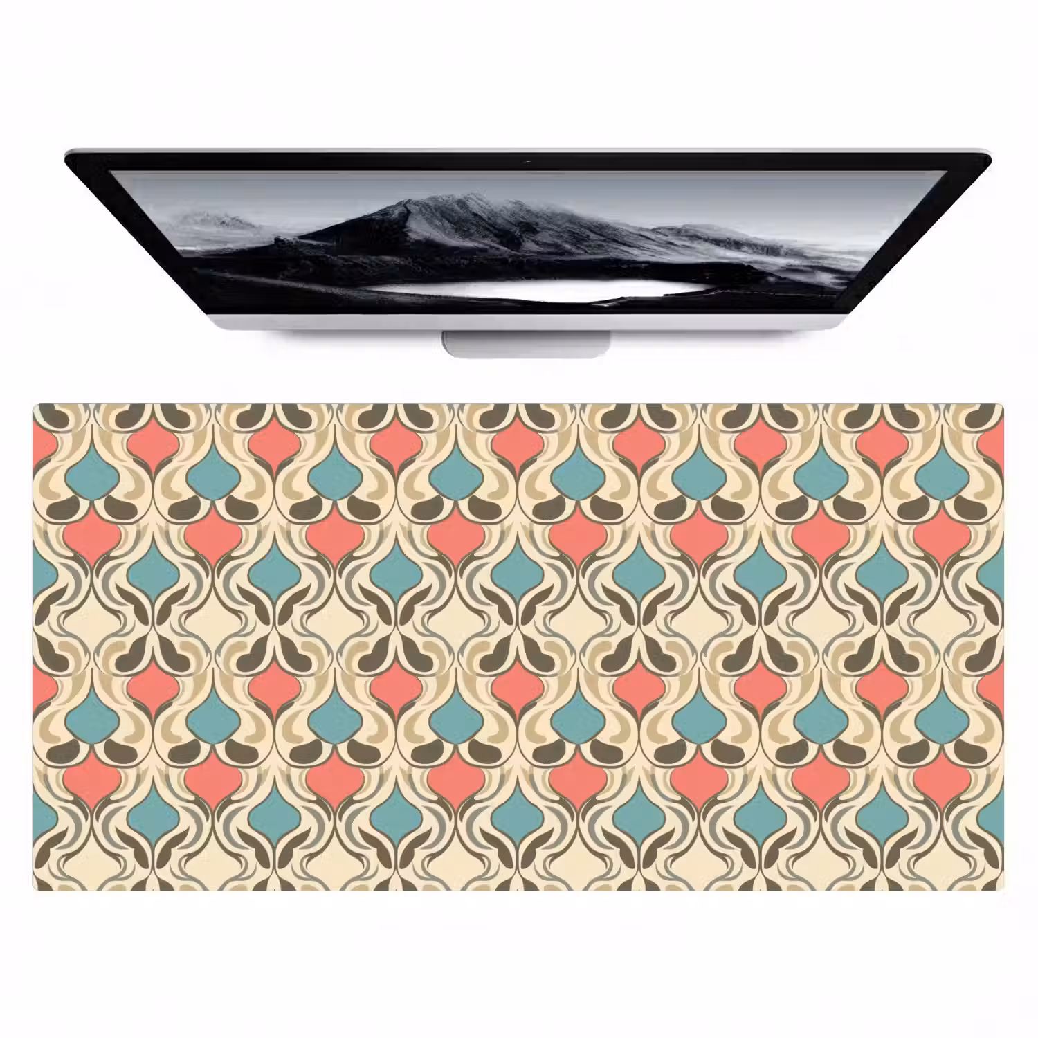 Barok - Retro - Kleurrijk Muismat XXL klein 681 -zzz3d
