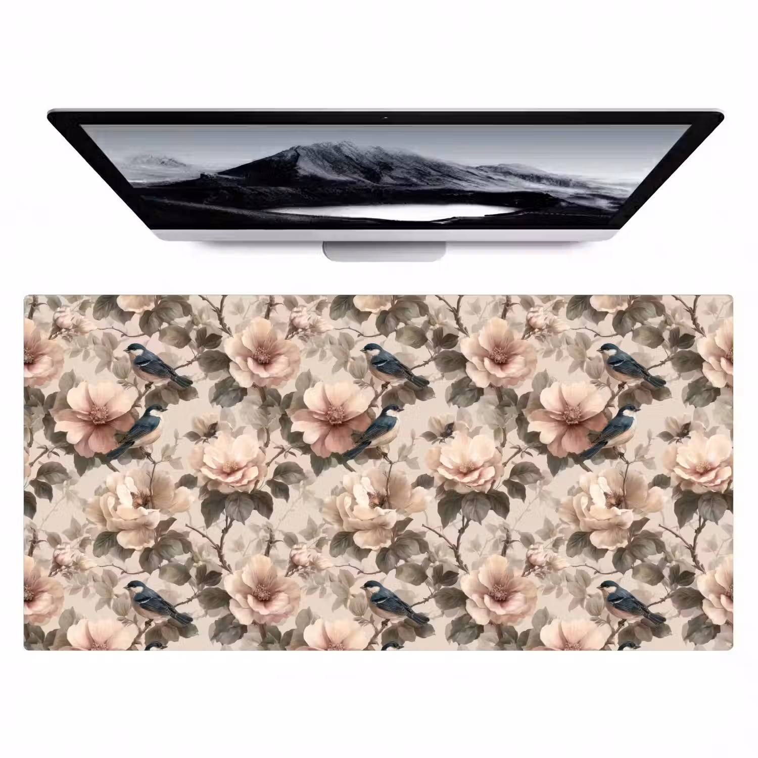 Klassiek - Vogels - Kleurrijk Muismat XXL klein 681 -zzz3d