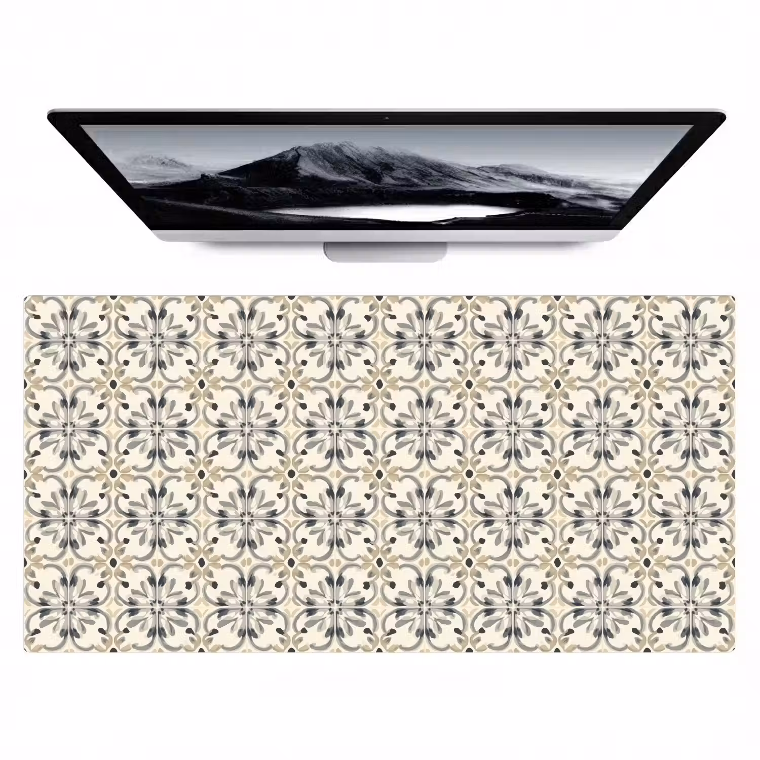 Floraal - Patroon - Kleurrijk Muismat XXL klein 681 -zzz3d
