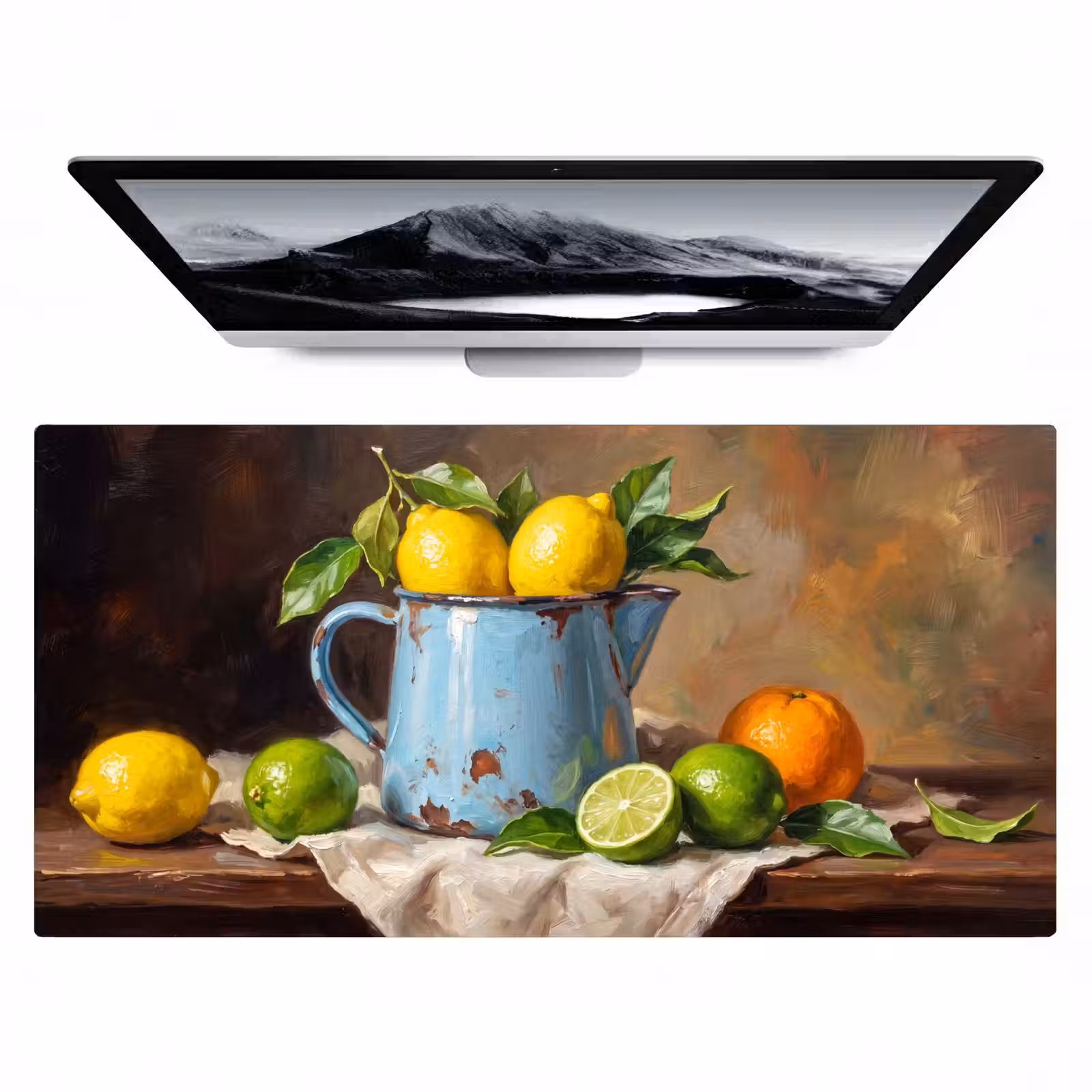 Desk Mat - Food - Still Life - Classical - Eten - Stilleven - Klassiek Muismat XXL klein