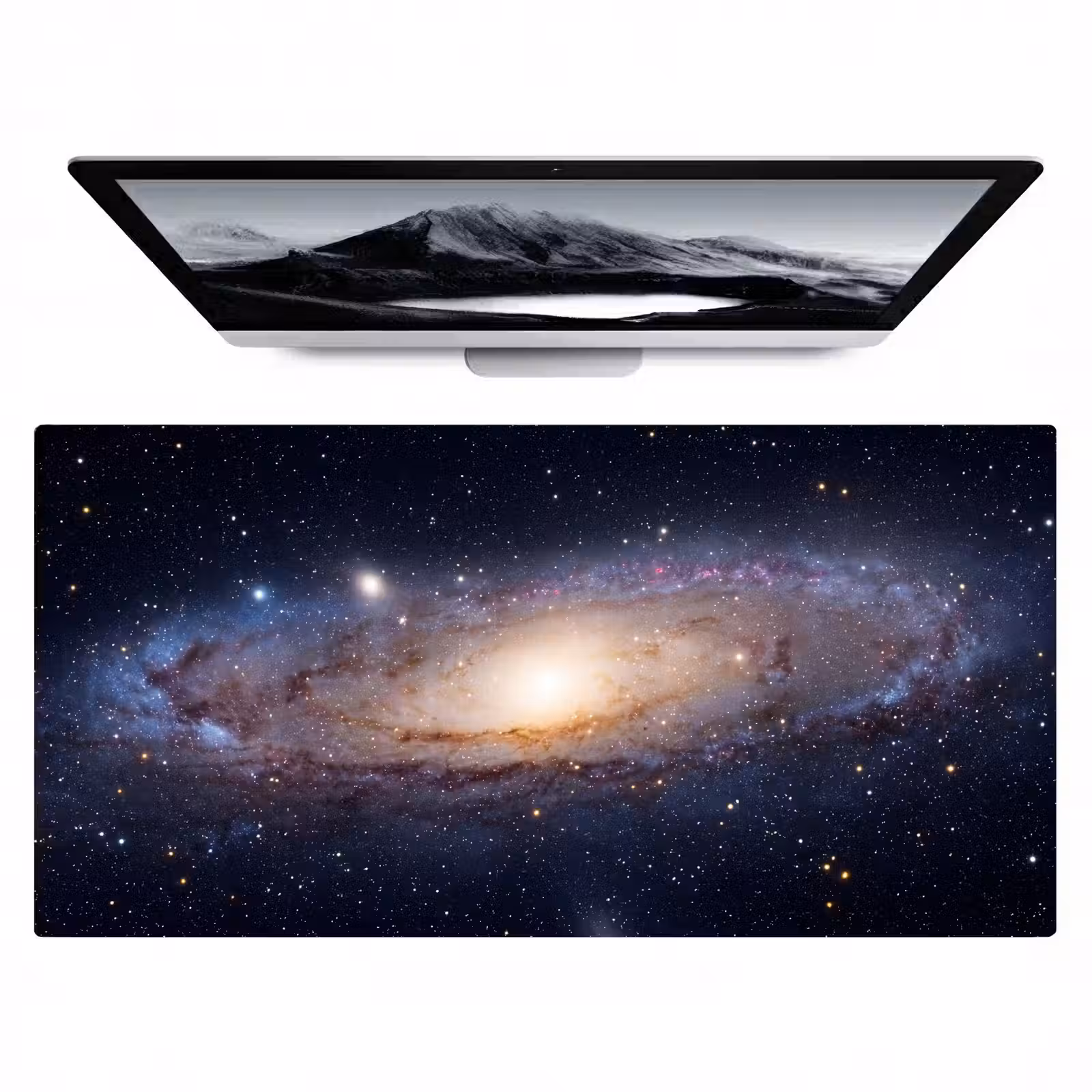 Desk Mat - Galaxy - Space - Cosmos - Sterrenstelsel - Ruimte - Kosmos Muismat XXL klein