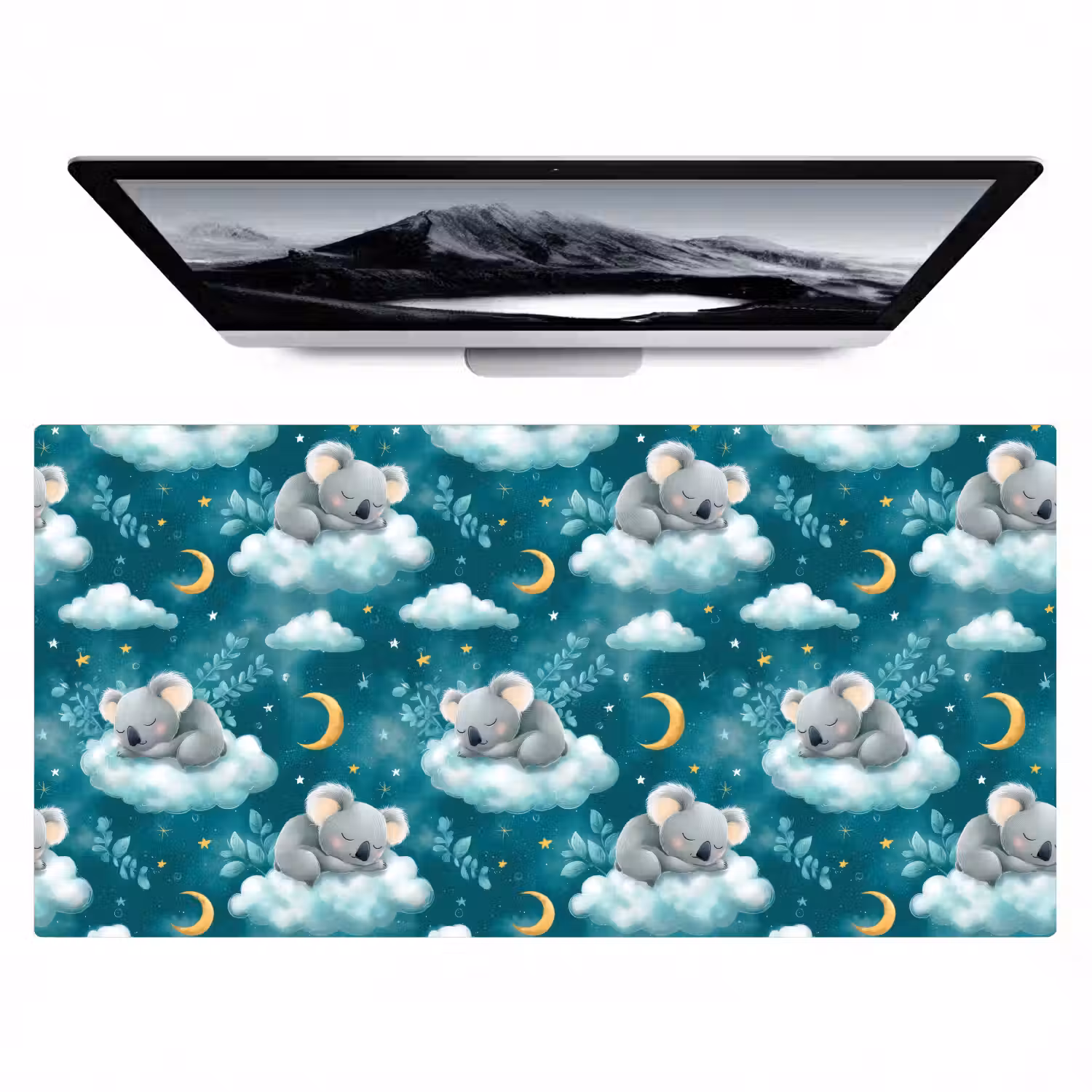 Koala's - Betoverend - Blauw Muismat XXL klein 681 -zzz3d